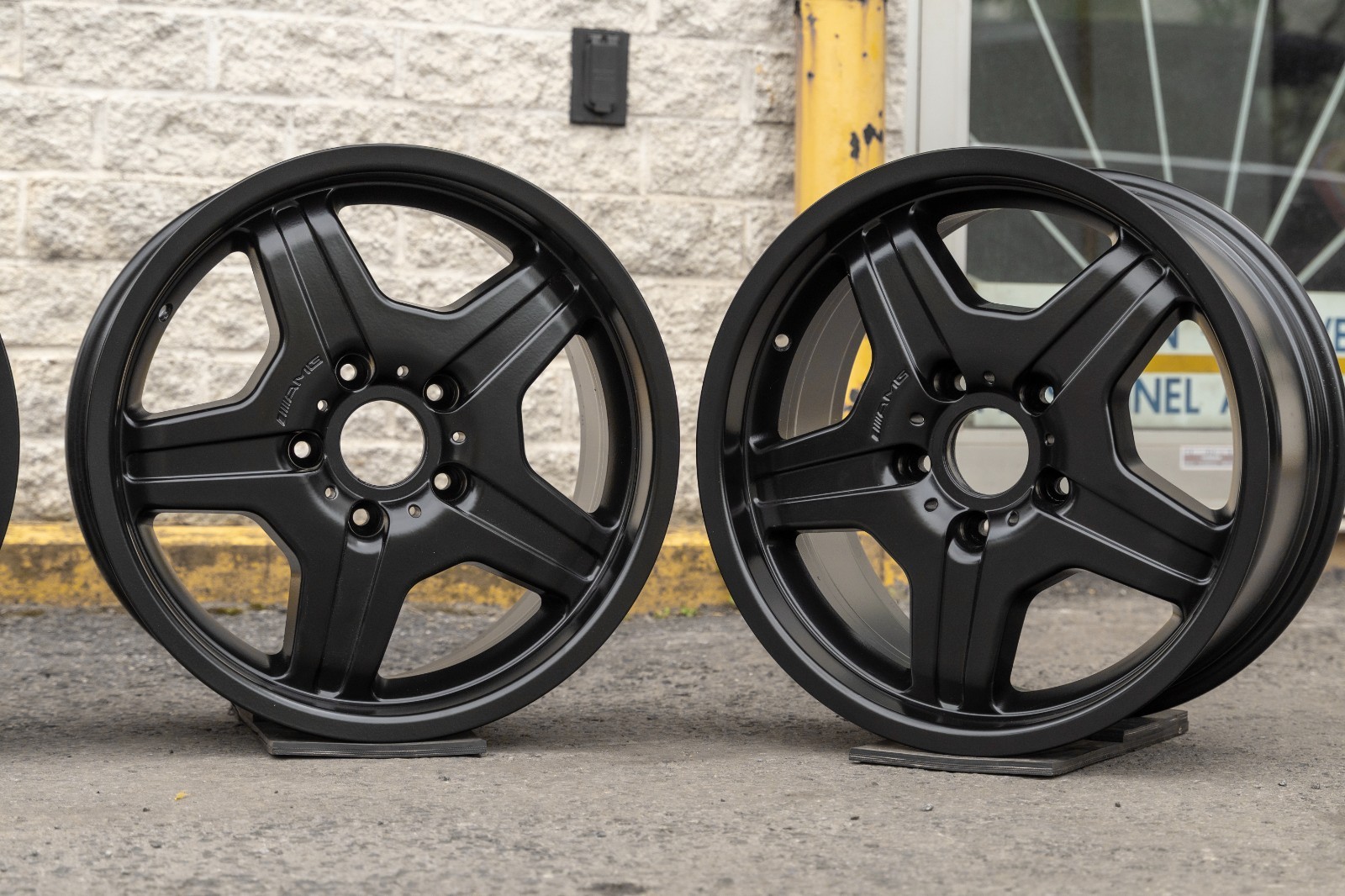 Mercedes G500 G55 AMG 18" inch rim OEM 2003-2008 Genuine Original Wheels Set - Image 14