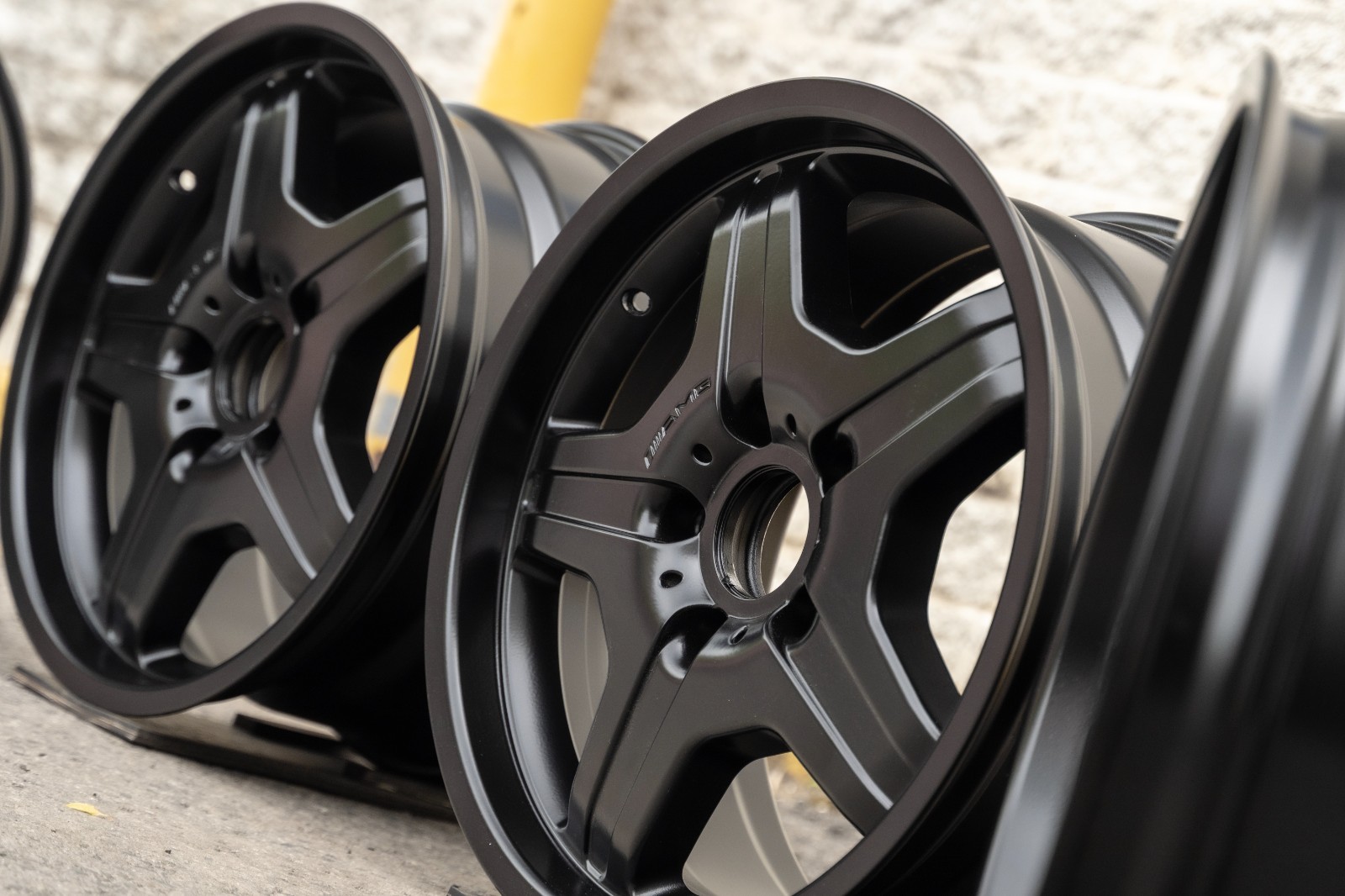 Mercedes G500 G55 AMG 18" inch rim OEM 2003-2008 Genuine Original Wheels Set - Image 19