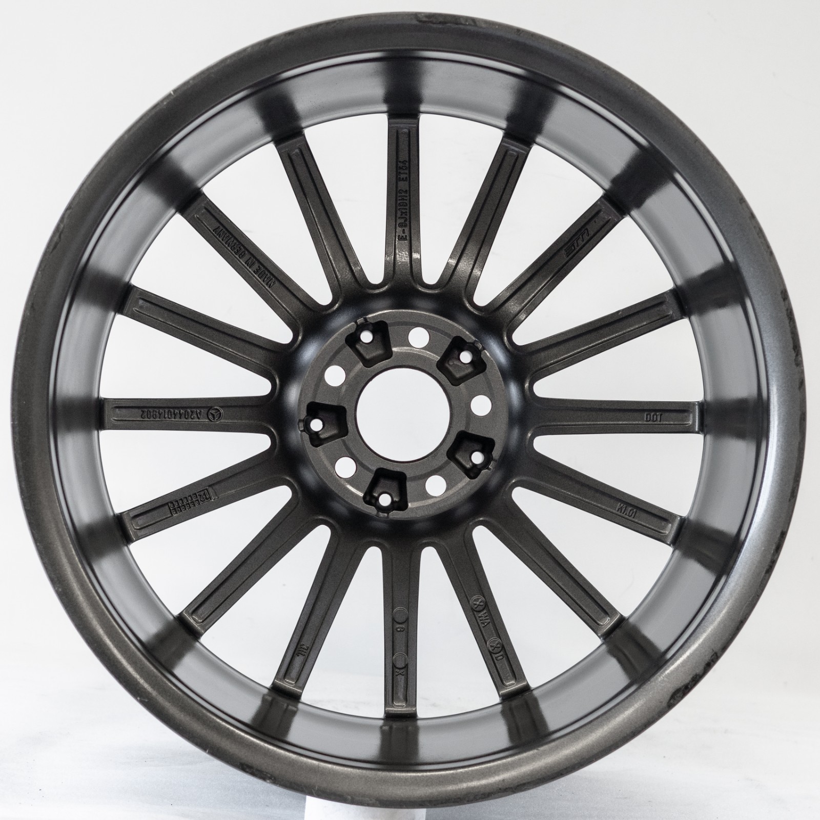 Mercedes C63 AMG 19" inch Rear rim OEM 2008-2015 Genuine Affalterbach wheel - Image 14