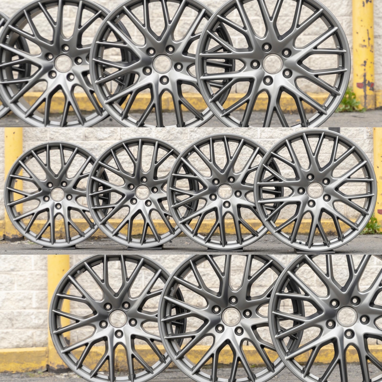 Porsche Panamera 4 4S GTS Turbo 21" inch rim OEM 2016-2025 Genuine Wheels Set - Image 2