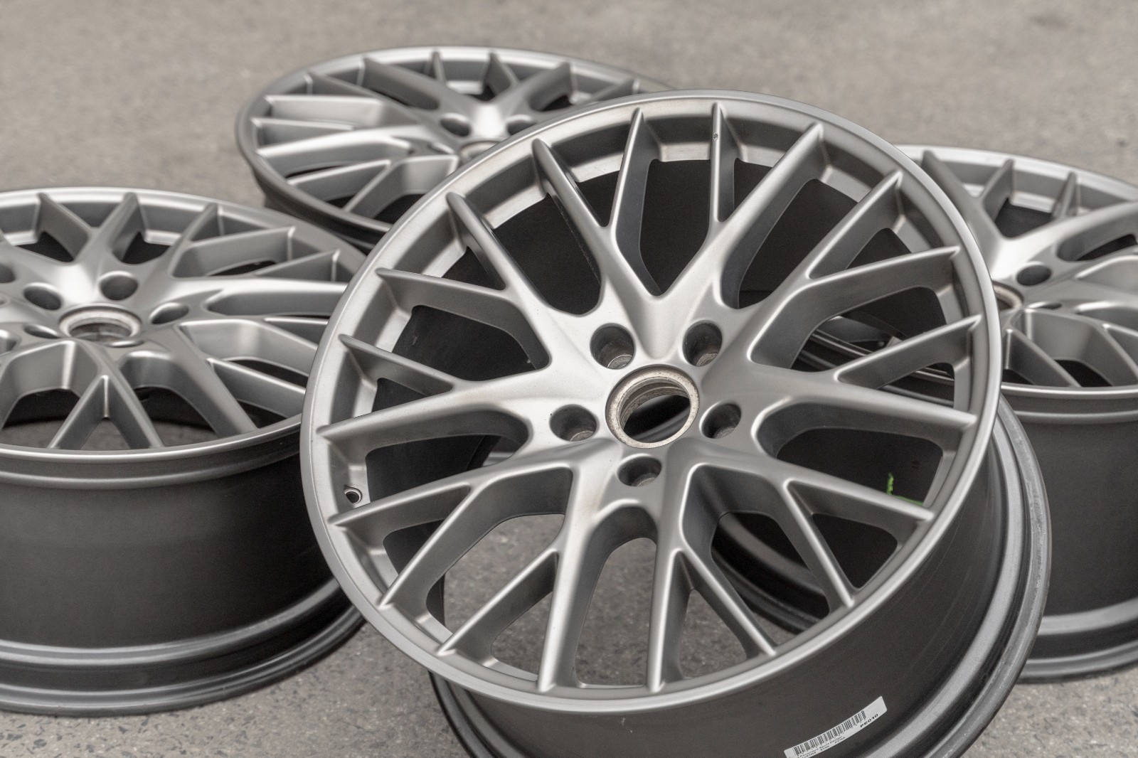 Porsche Panamera 4 4S GTS Turbo 21" inch rim OEM 2016-2025 Genuine Wheels Set - Image 11