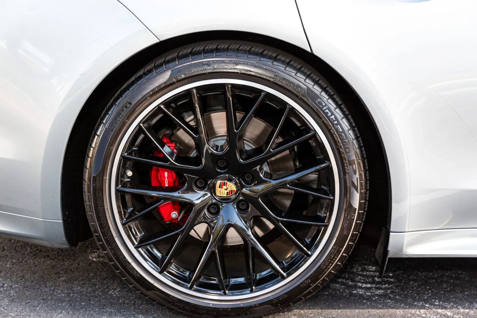 Porsche Panamera 4 4S GTS Turbo 21" inch rim OEM 2016-2025 Genuine Wheels Set – Image 21
