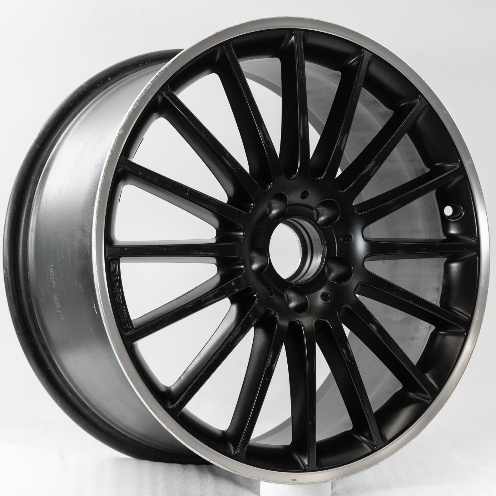 Mercedes C63 AMG 19" inch Rear rim OEM 2008-2015 Genuine Affalterbach wheel - Image 19