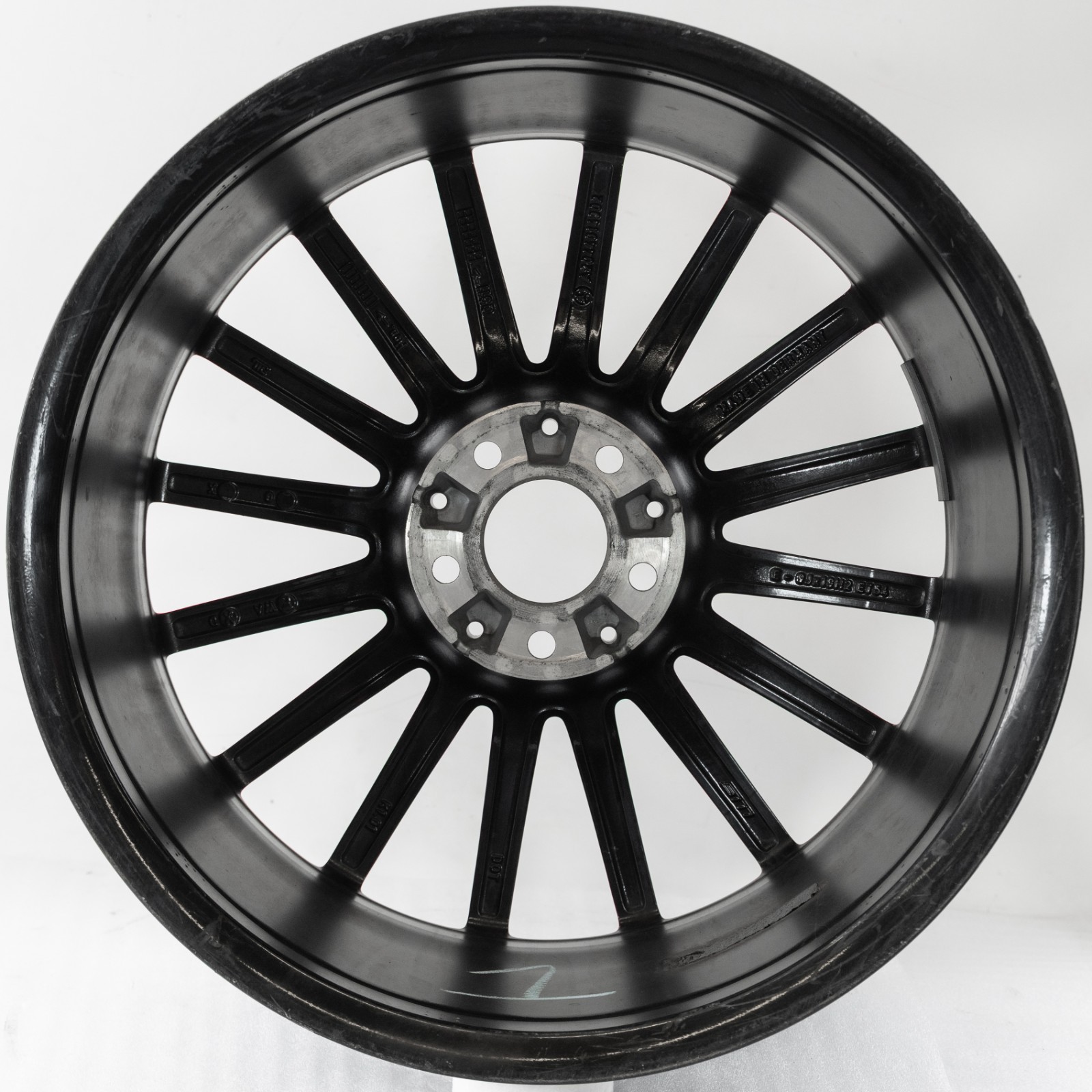 Mercedes C63 AMG 19" inch Rear rim OEM 2008-2015 Genuine Affalterbach wheel - Image 20