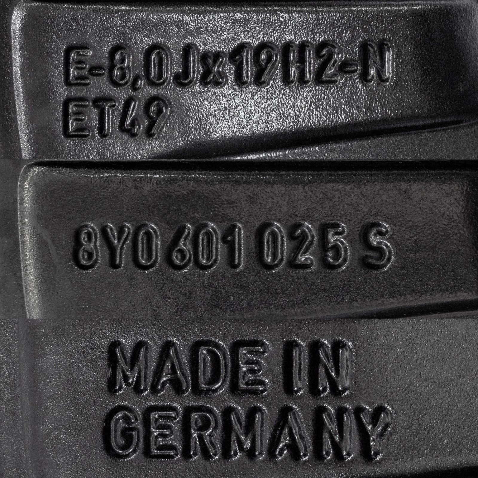 Audi A3 S3 19" inch rim OEM 2022-2025 Genuine Original Wheel 8Y0601025S – Image 16