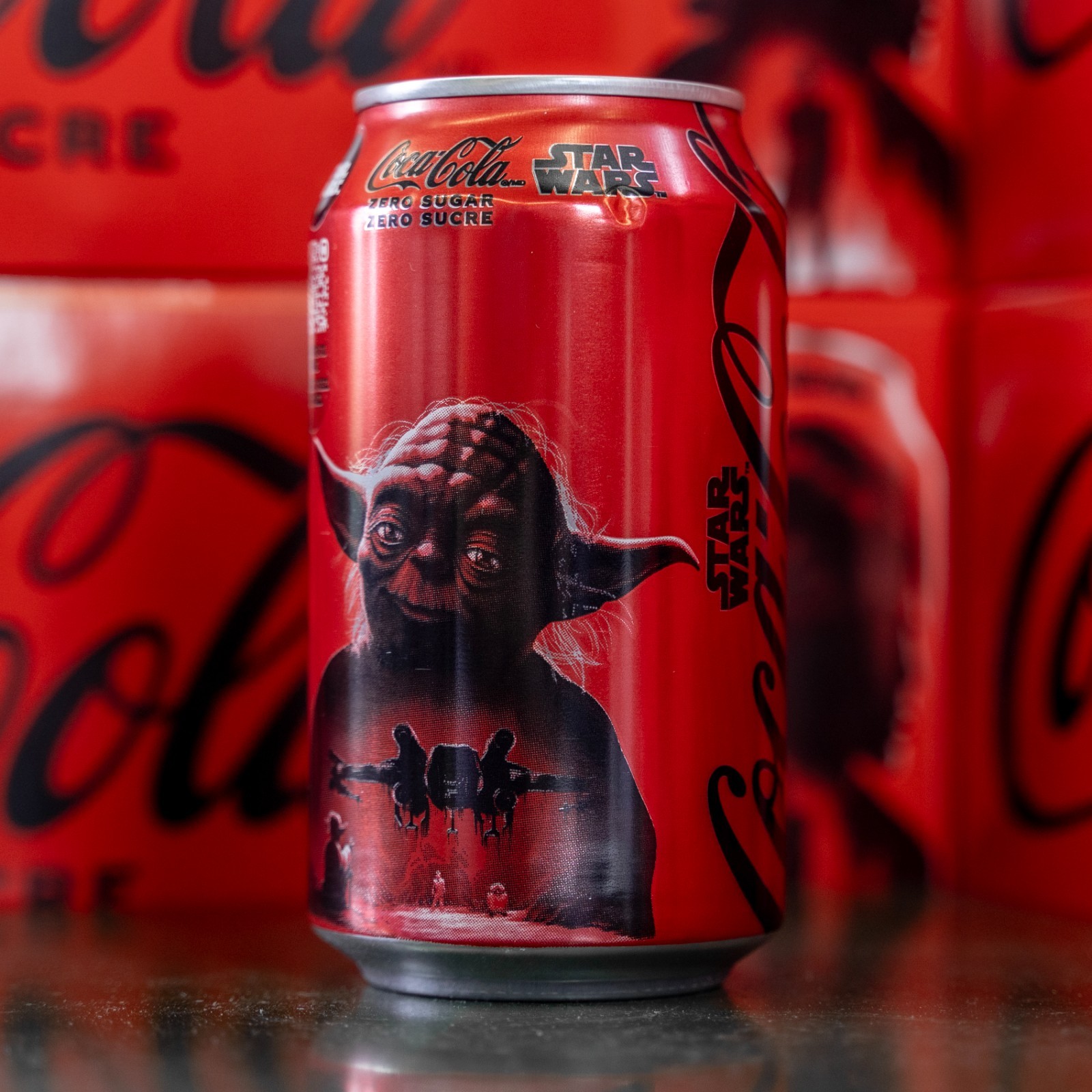 Star Wars Master Yoda Coca Cola Coke Zero Can Limited Edition Disney Jedi 2025 - Image 2