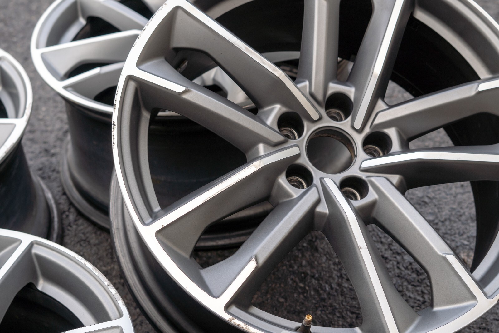 Audi A5 S5 Sportback 19" inch rim OEM 2018 2019 2020 Genuine Wheel SET of 4 - Image 4