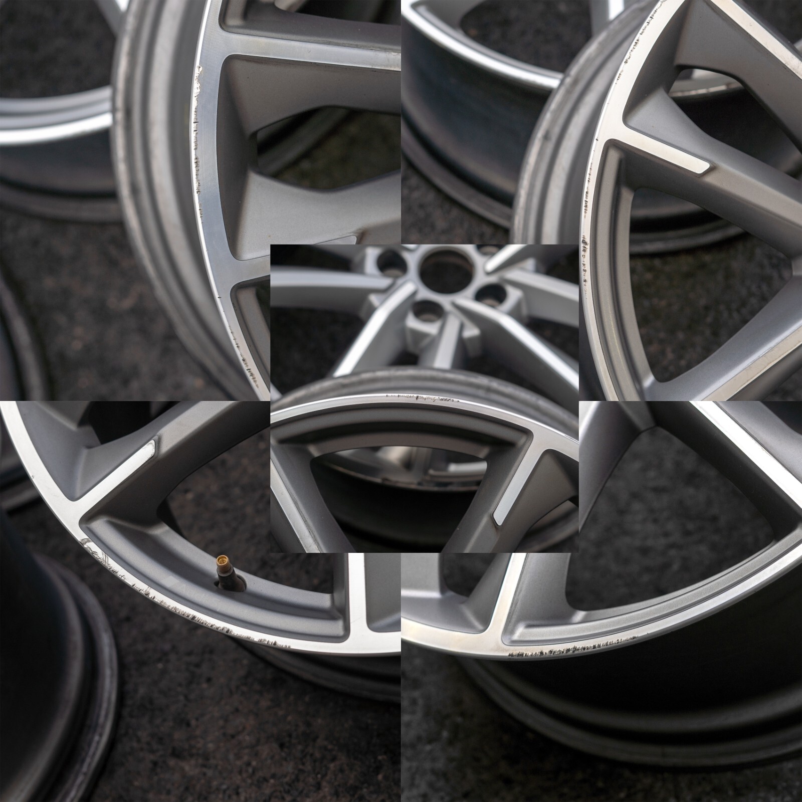 Audi A5 S5 Sportback 19" inch rim OEM 2018 2019 2020 Genuine Wheel SET of 4 - Image 6