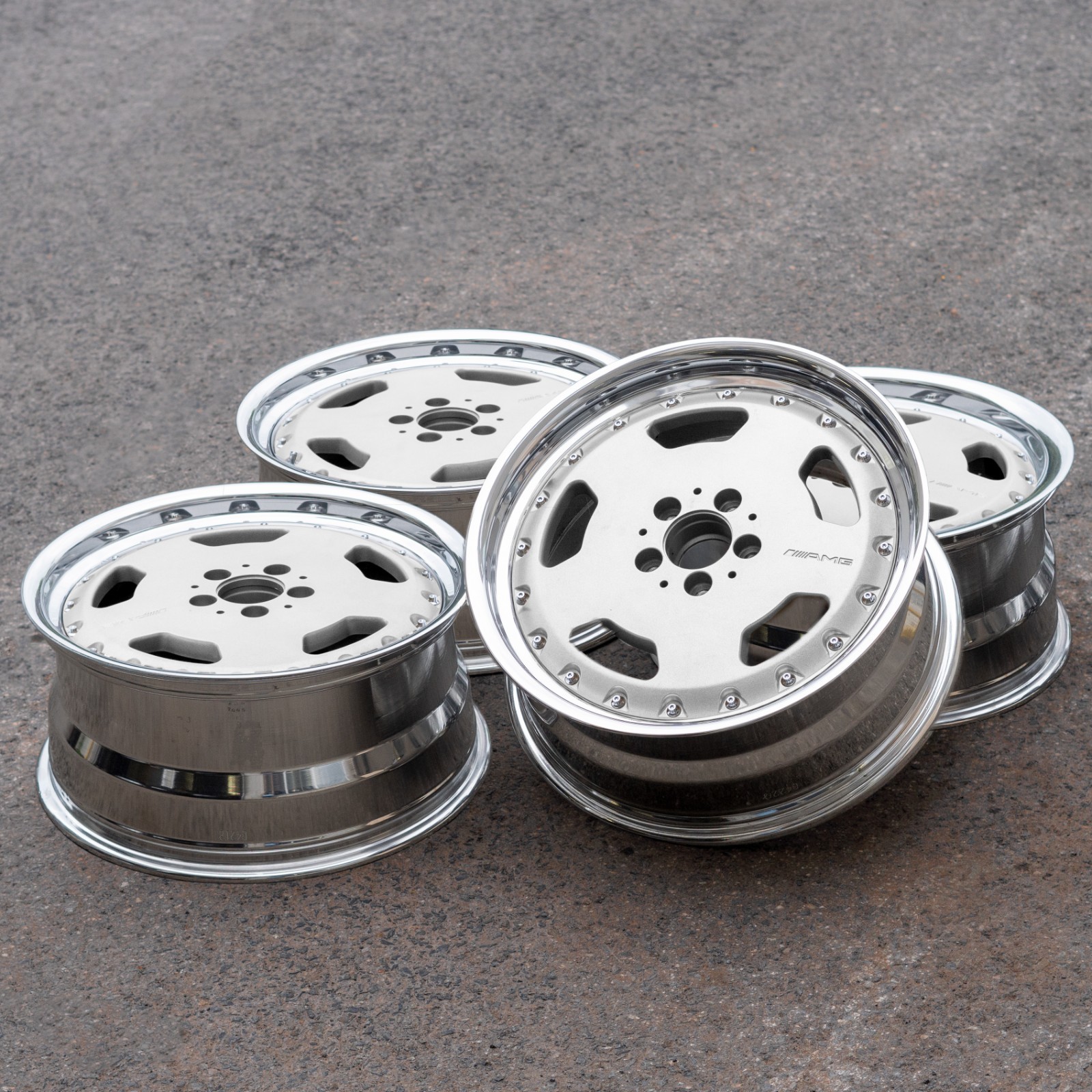 Mercedes AMG BBS Aero 2 Wheel OEM Genuine Authentic 18" rim Set of 4 500E