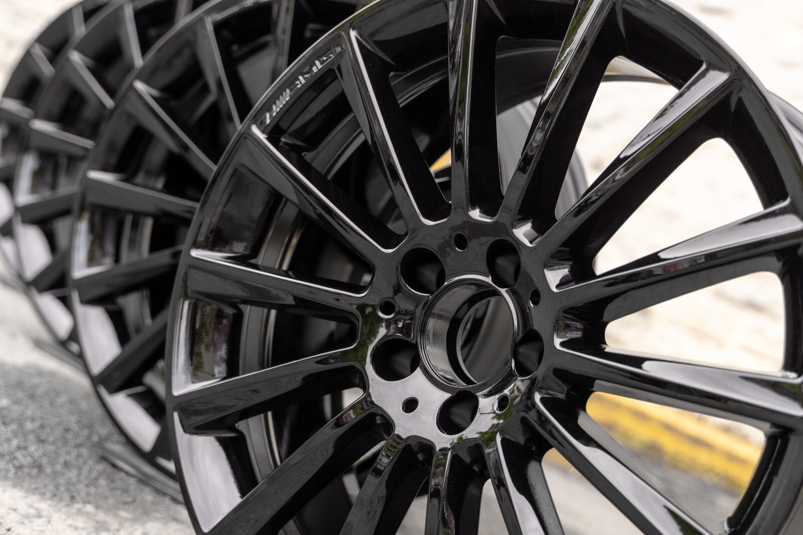 Mercedes E400 E43 E53 AMG 20" inch Rim OEM 2017 2018 2019 2020 Genuine Wheel SET - Image 7