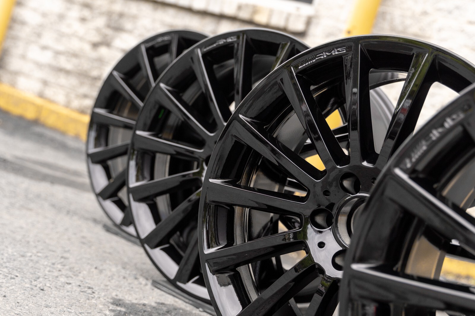 Mercedes E400 E43 E53 AMG 20" inch Rim OEM 2017 2018 2019 2020 Genuine Wheel SET - Image 8