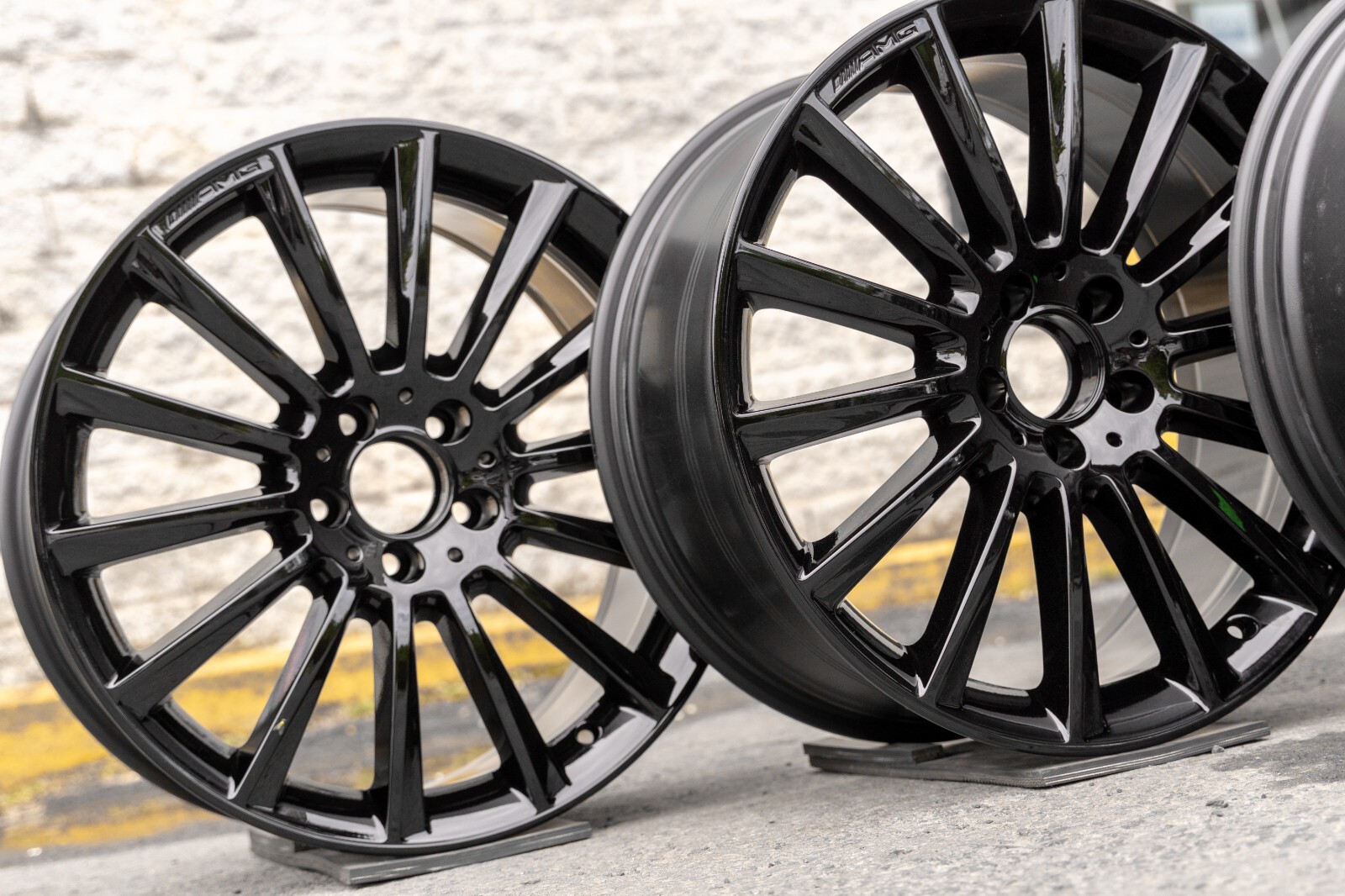 Mercedes E400 E43 E53 AMG 20" inch Rim OEM 2017 2018 2019 2020 Genuine Wheel SET - Image 10