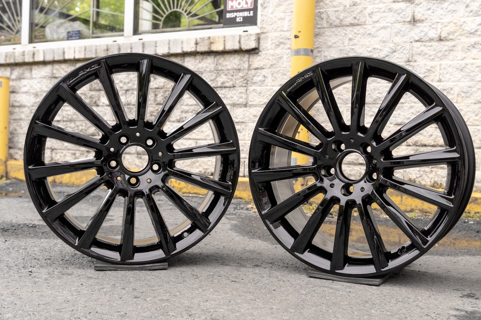 Mercedes E400 E43 E53 AMG 20" inch Rim OEM 2017 2018 2019 2020 Genuine Wheel SET - Image 15