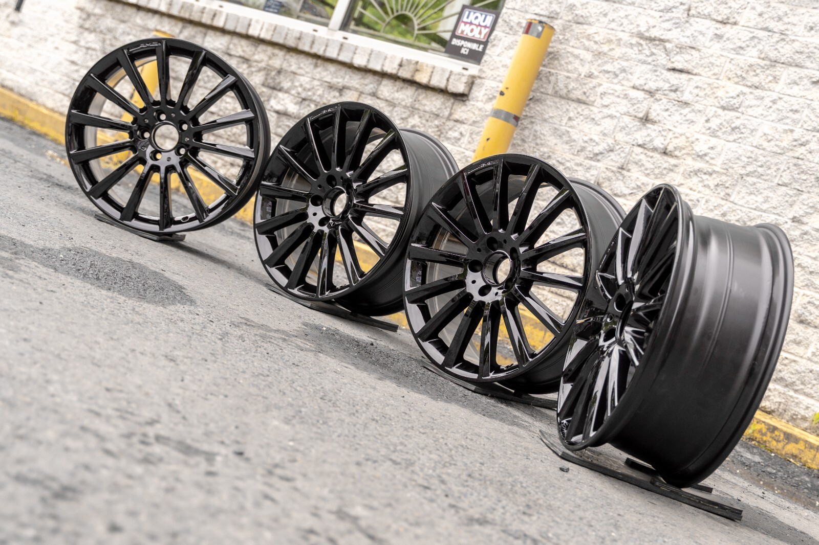 Mercedes E400 E43 E53 AMG 20" inch Rim OEM 2017 2018 2019 2020 Genuine Wheel SET - Image 20