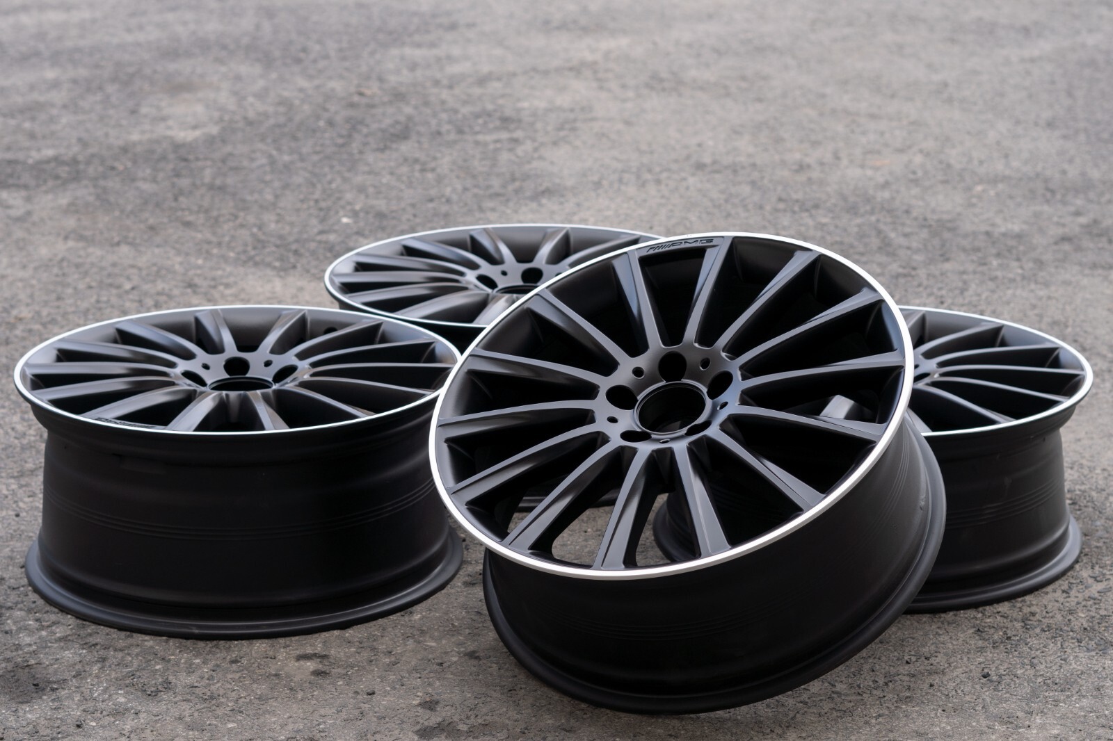 Mercedes E400 E43 E53 AMG 20" inch Rim OEM 2017 2018 2019 2020 Genuine Wheel SET - Image 4