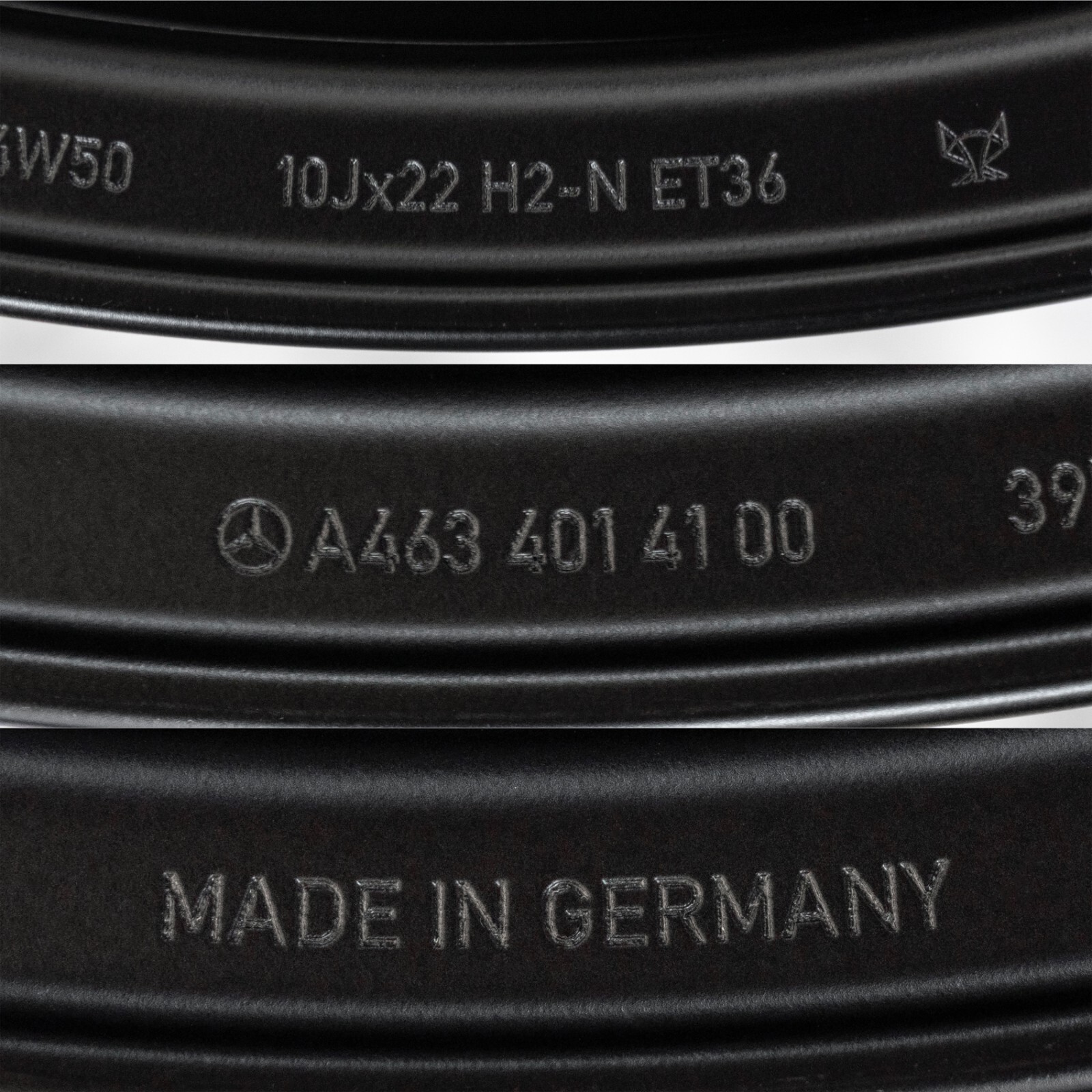 Mercedes G550 G63 AMG 22" inch rim OEM 2018-2024 Monoblock NEW Wheel Set of 4 – Image 22