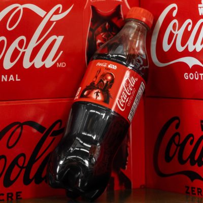 Star Wars Boba Fett Coca-Cola Coke Bottle Limited Edition Disney 2025 Collect.