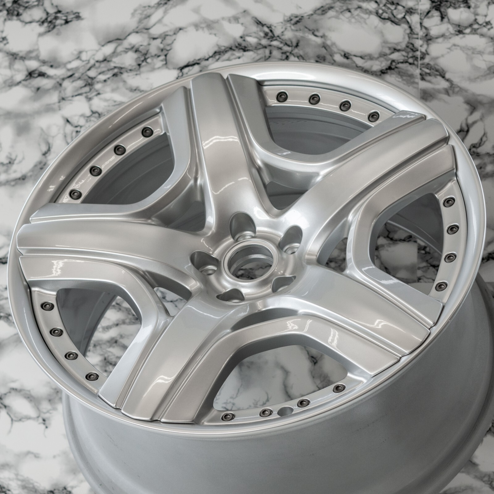 Bentley Continental GT GTC Flying Spur 21" Rim Mulliner OEM Factory Wheel Silver