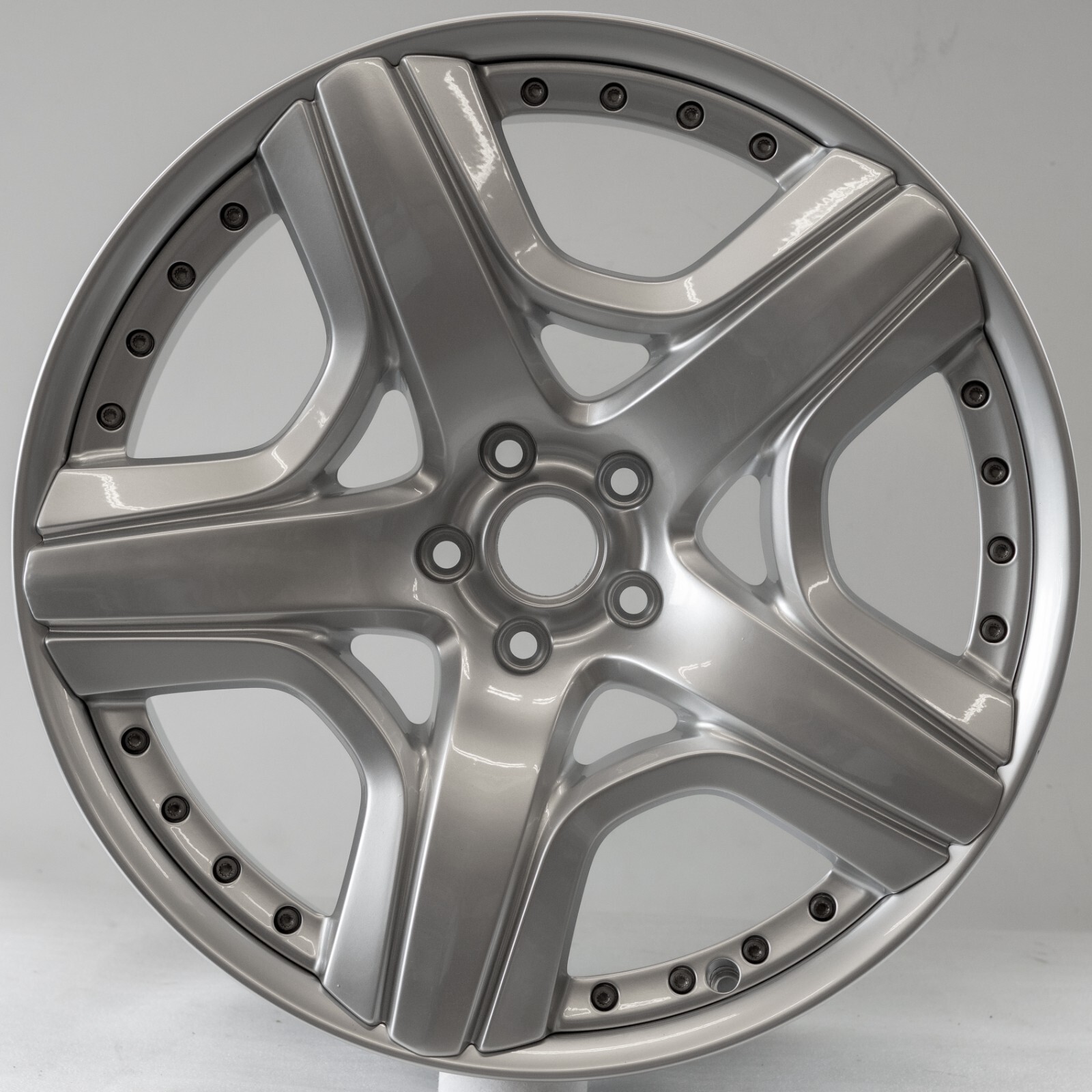 Bentley Continental GT GTC Flying Spur 21" Rim Mulliner OEM Factory Wheel Silver – Image 2