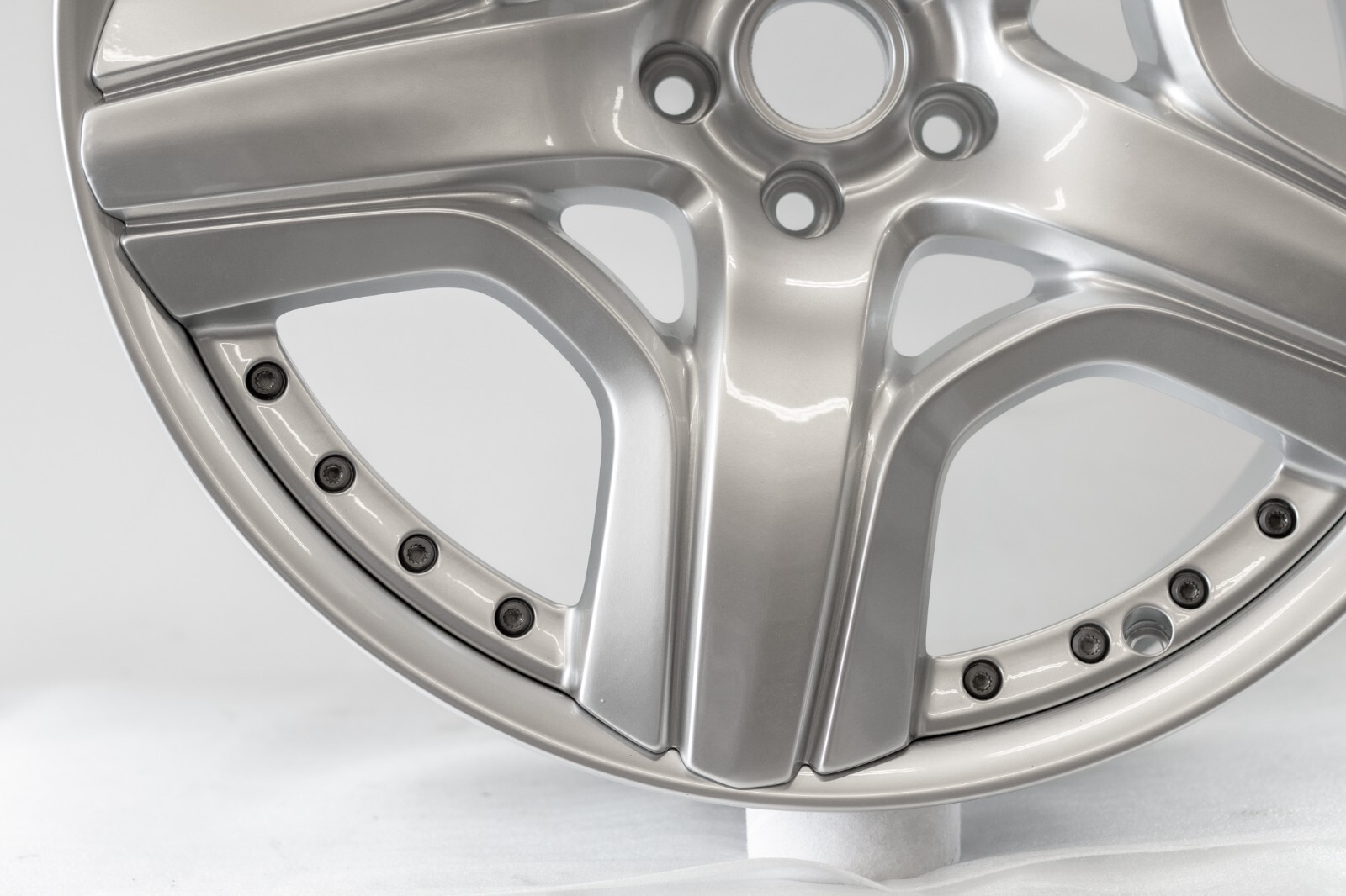 Bentley Continental GT GTC Flying Spur 21" Rim Mulliner OEM Factory Wheel Silver – Image 5