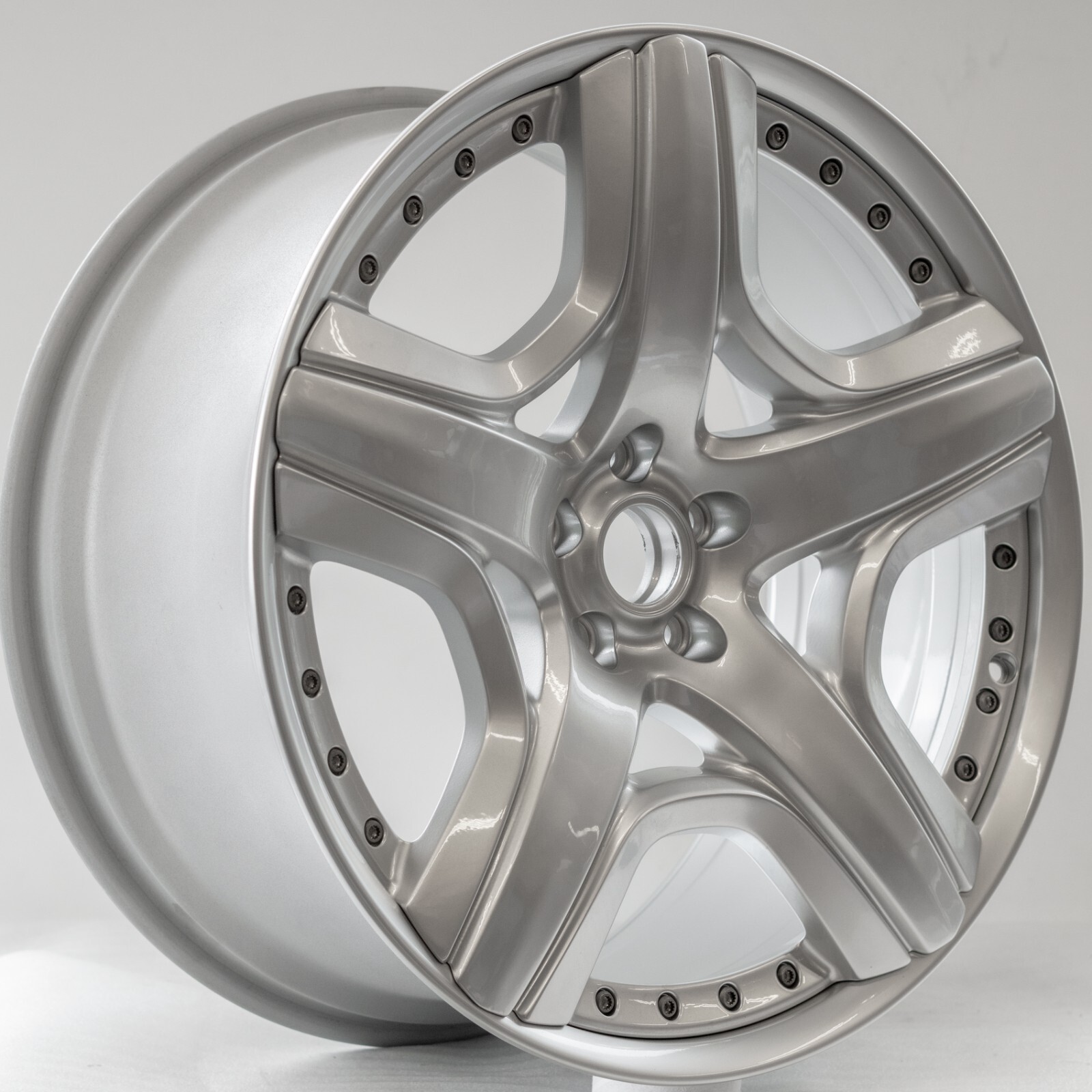Bentley Continental GT GTC Flying Spur 21" Rim Mulliner OEM Factory Wheel Silver – Image 14