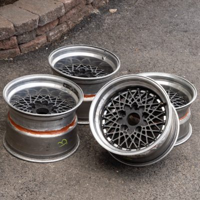 Porsche 911 Carrera 930 16" Rim BBS E50 9.5x16 & 11.5x16 Custom Racing Wheel Set