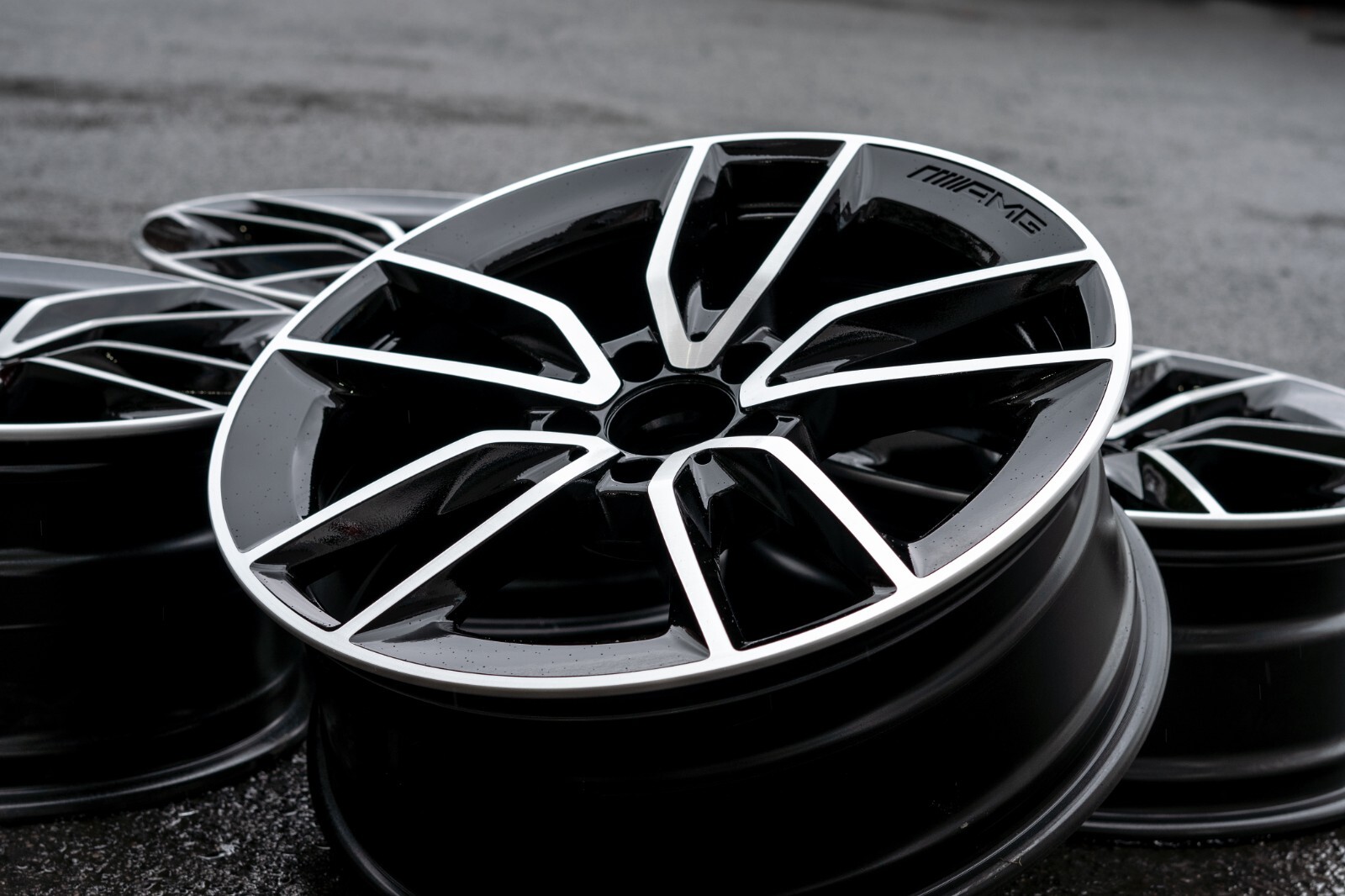 Mercedes GLA250 GLA35 GLB250 GLB35 19" inch rim OEM 2021 2022 2023 AMG Wheel SET - Image 3