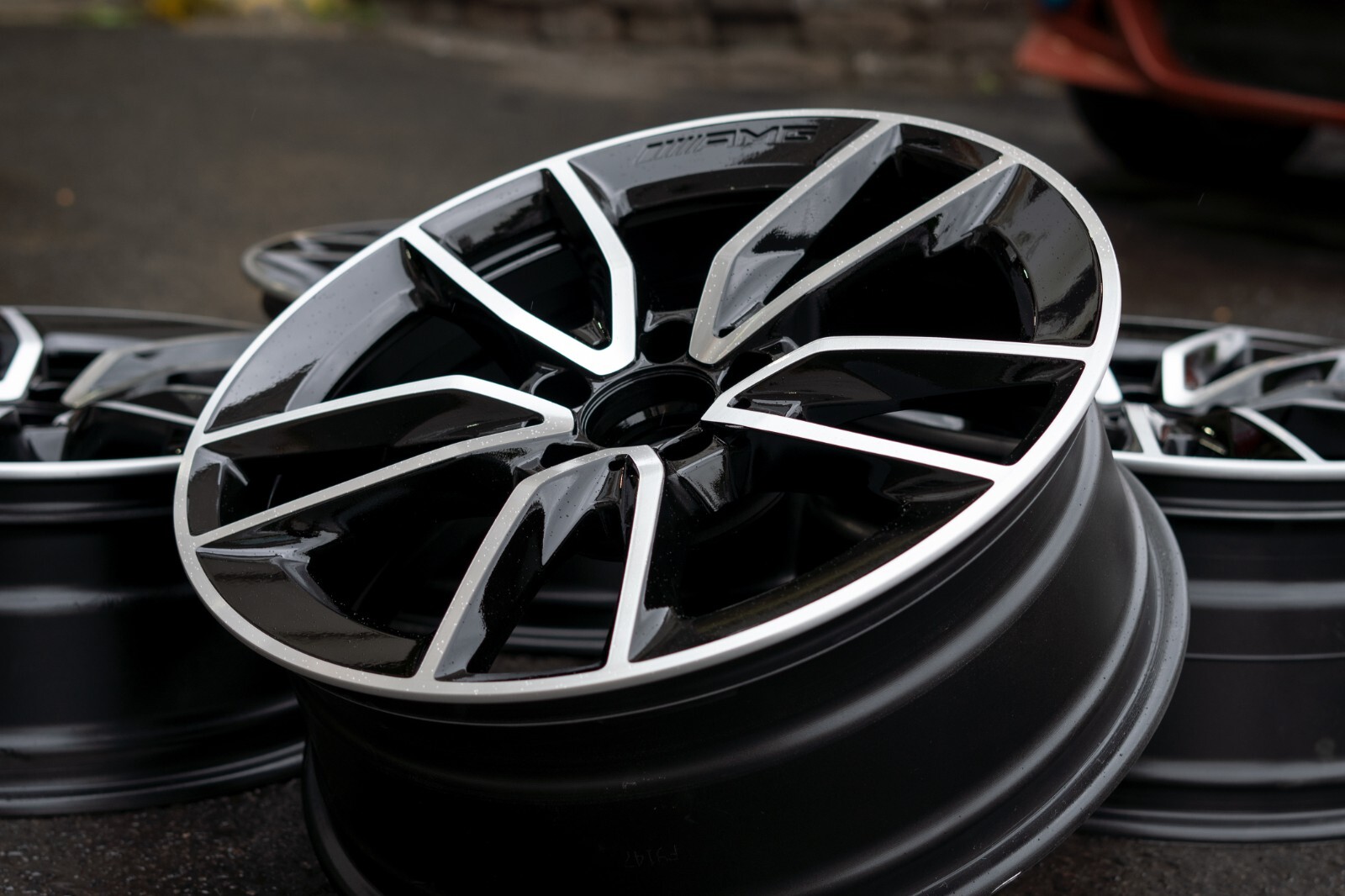 Mercedes GLA250 GLA35 GLB250 GLB35 19" inch rim OEM 2021 2022 2023 AMG Wheel SET - Image 7