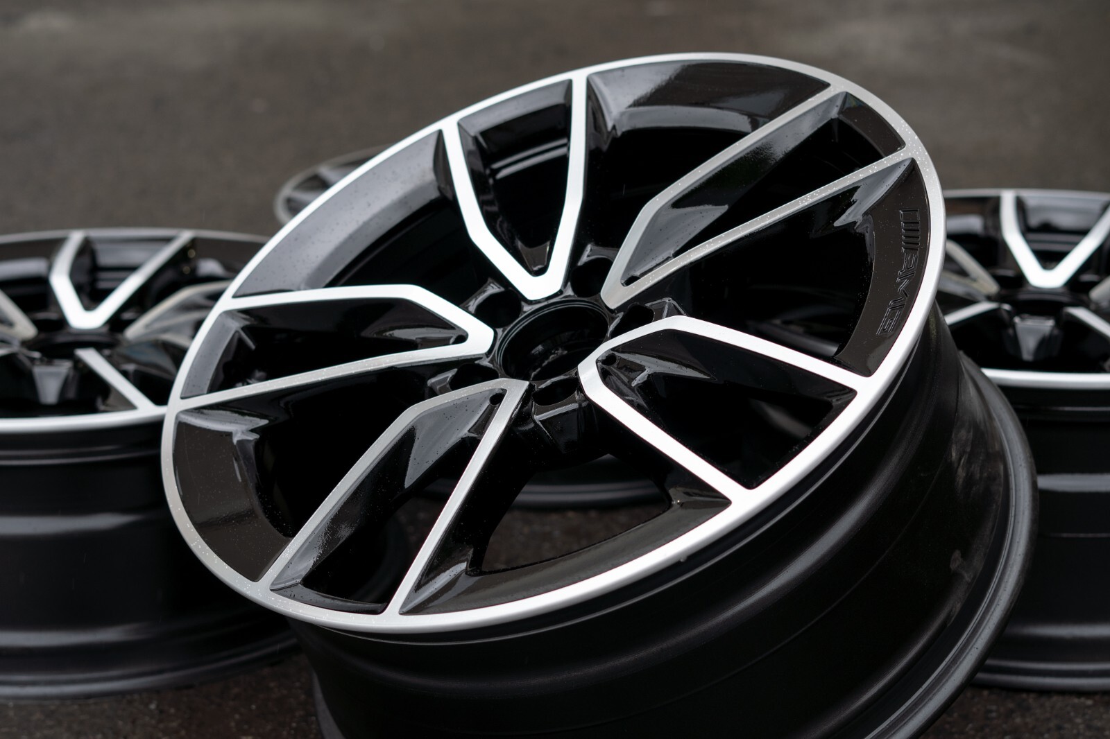 Mercedes GLA250 GLA35 GLB250 GLB35 19" inch rim OEM 2021 2022 2023 AMG Wheel SET - Image 12