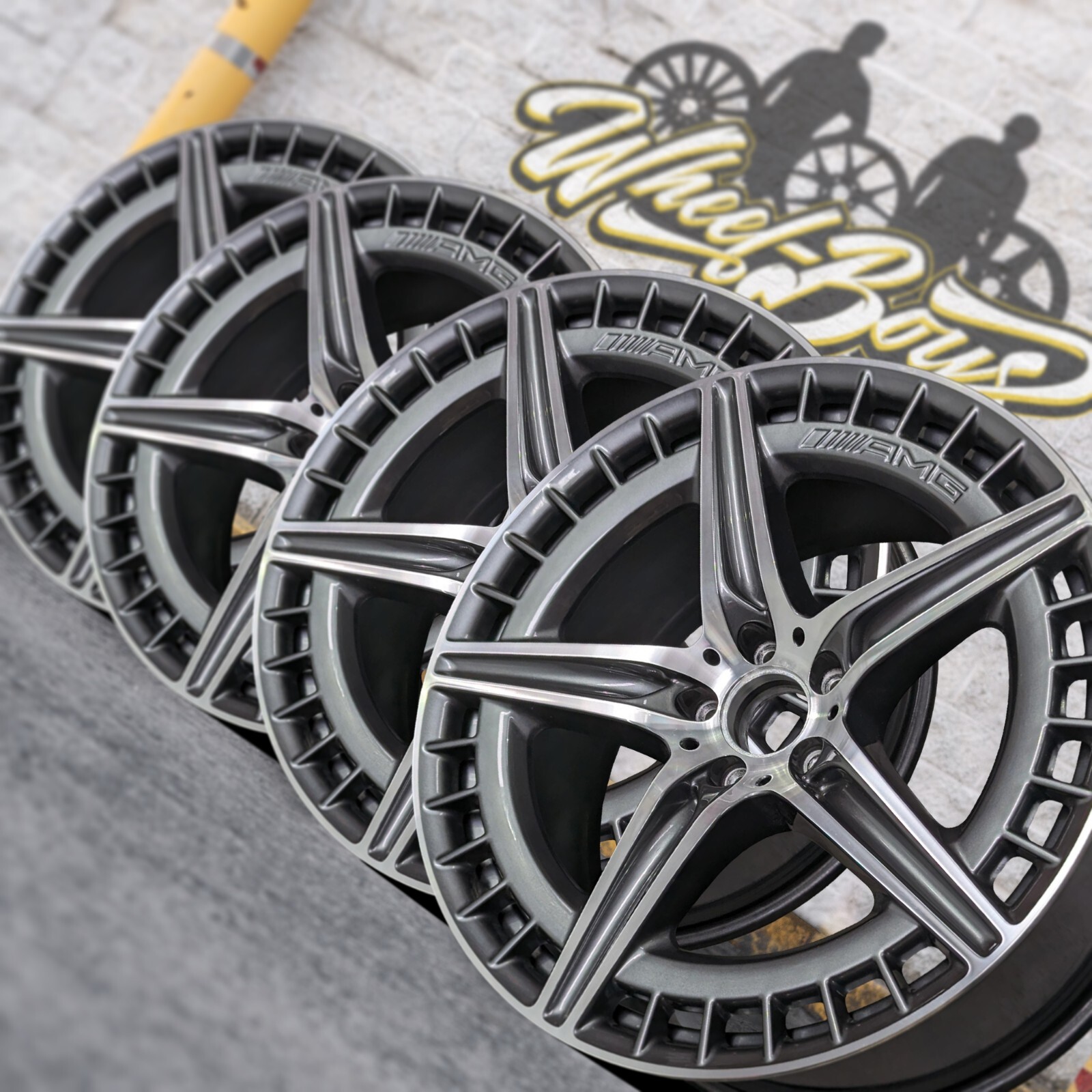 Mercedes Benz EQS53 AMG 21" inch Rim OEM 2022 2023 2024 2025 Genuine Wheel Set