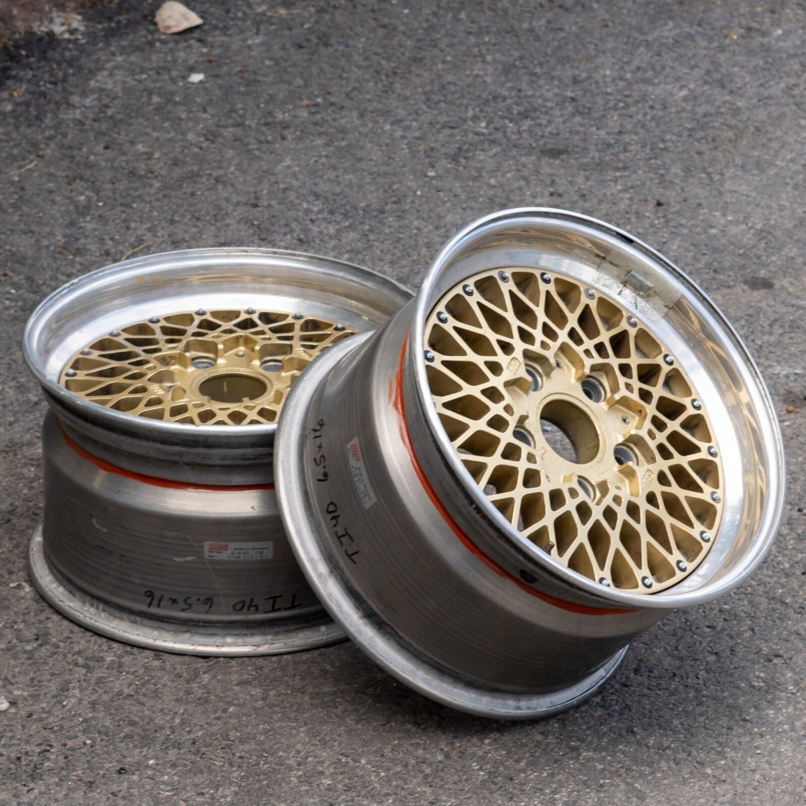 Porsche 911 Carrera 930 16" FRONT Rims BBS E50 Custom Wheels