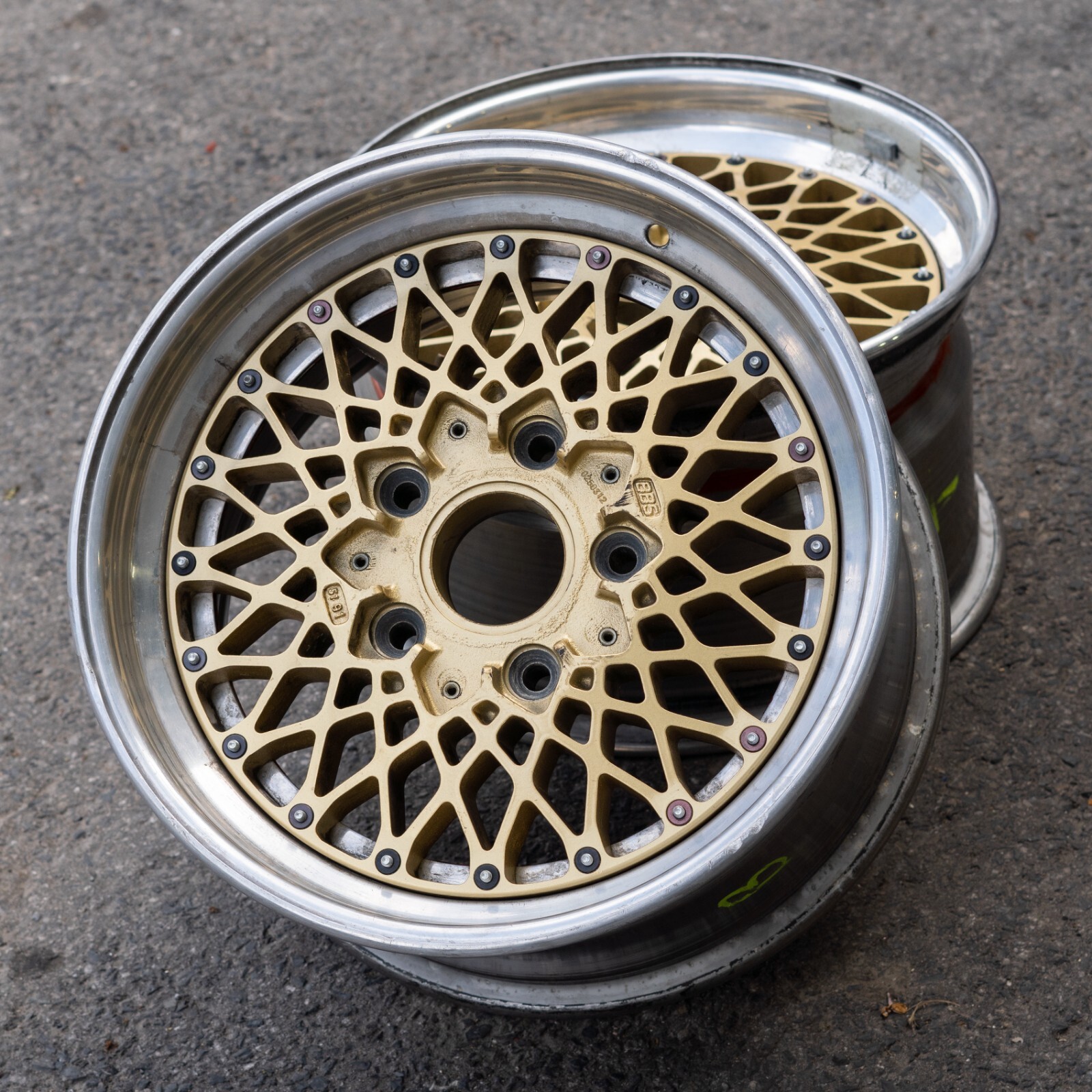 Porsche 911 Carrera 930 16" FRONT Rims BBS E50 Custom Wheels - Image 7