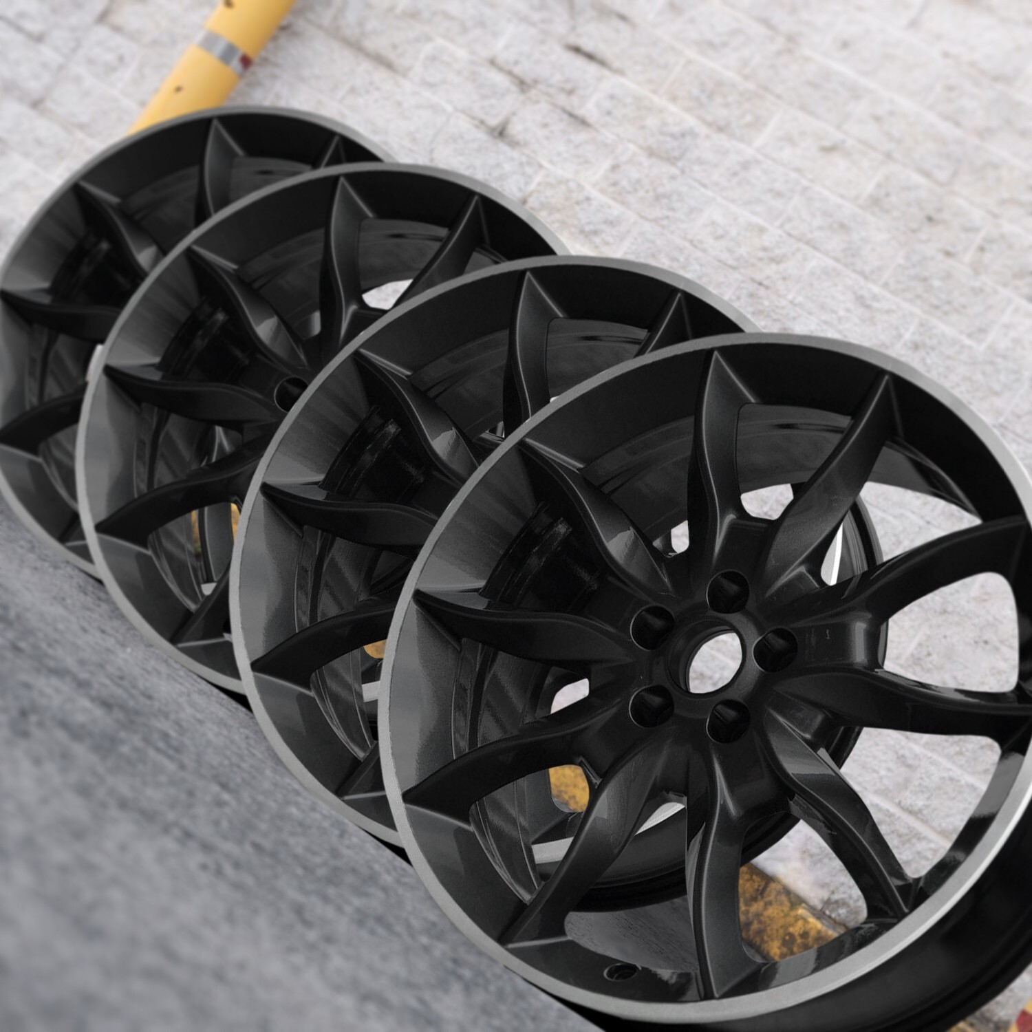 Jaguar XF XFR 20" rim OEM 2011 2012 2013 2014 2015 Genuine Draco wheel SET of 4