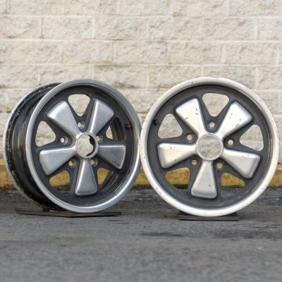 Porsche Carrera 911 15" inch Rim OEM 1969-1973 Flat 6 Genuine Fuchs Wheels PAIR