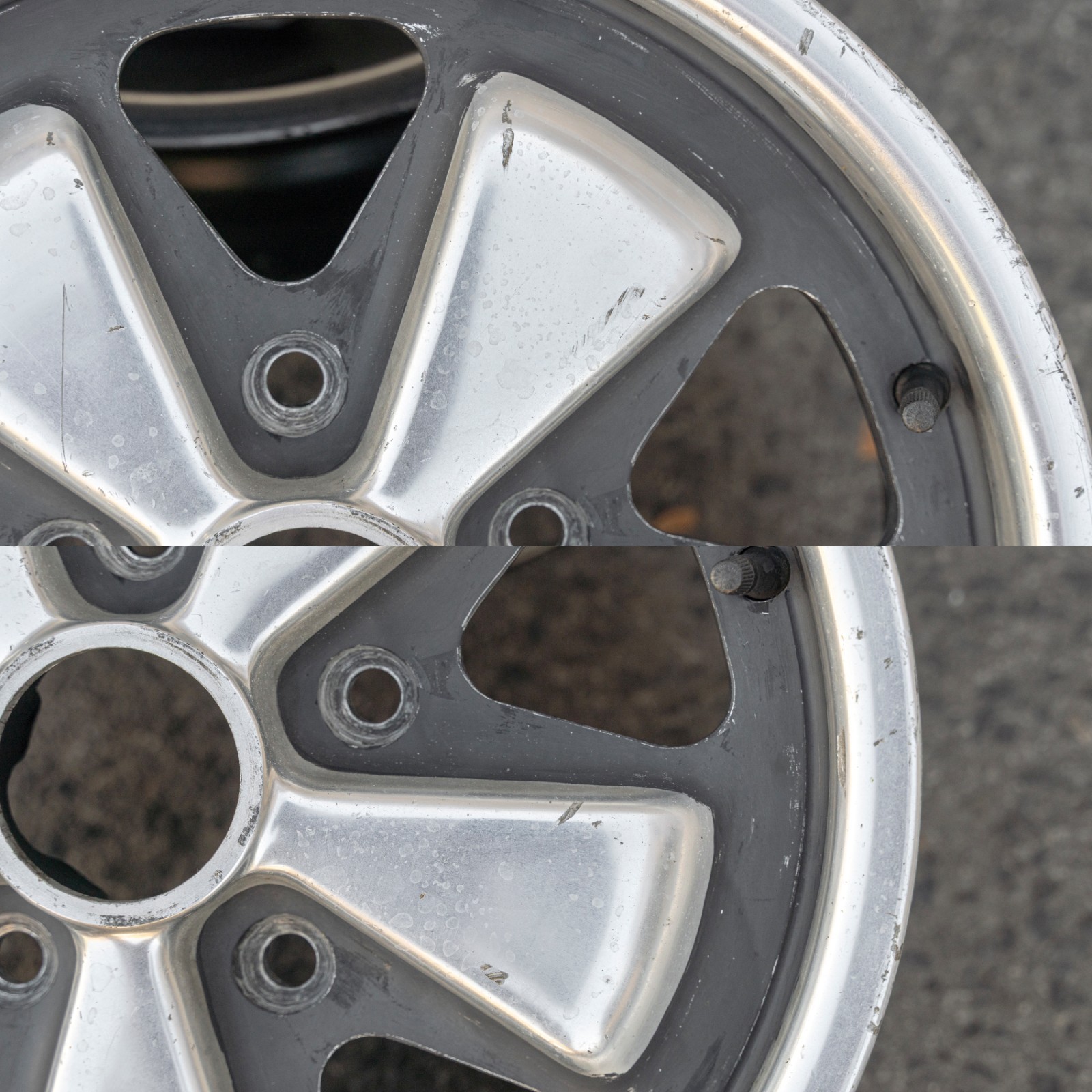 Porsche Carrera 911 15" inch Rim OEM 1969-1973 Flat 6 Genuine Fuchs Wheels PAIR - Image 11