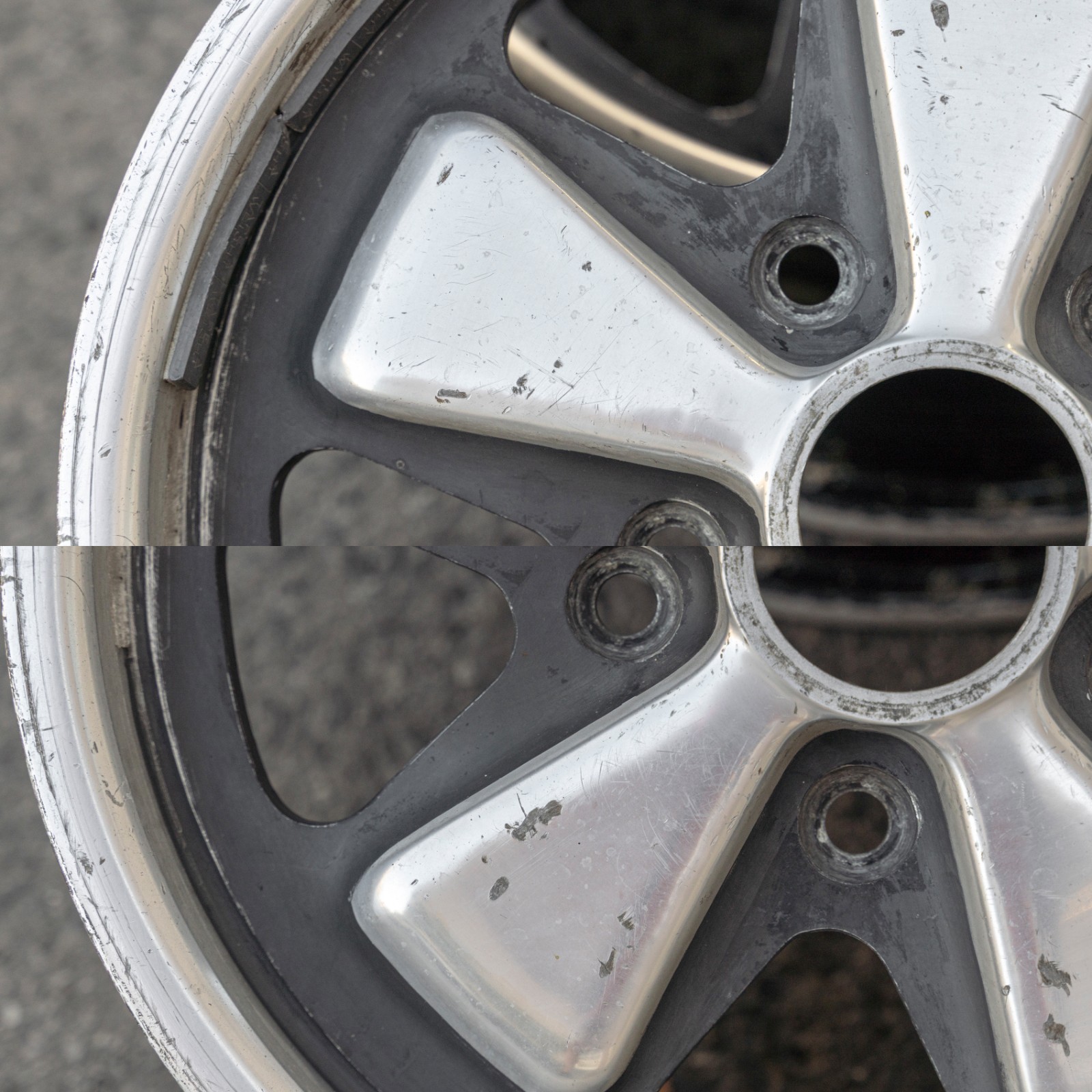 Porsche Carrera 911 15" inch Rim OEM 1969-1973 Flat 6 Genuine Fuchs Wheels PAIR - Image 20