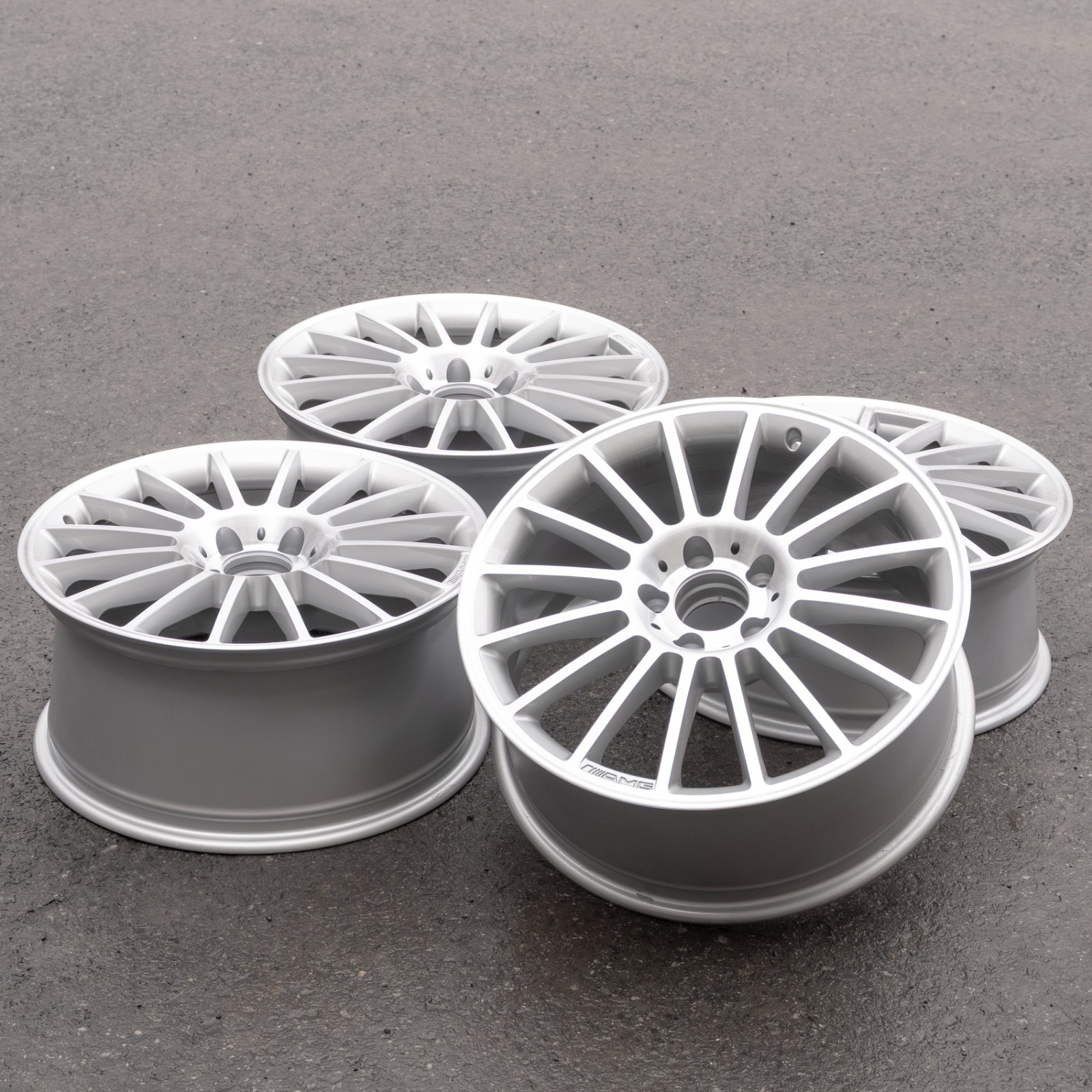 Mercedes SLK350 SLK55 AMG 18" inch rim OEM 2004-2011 Genuine Original Wheel Set – Image 5