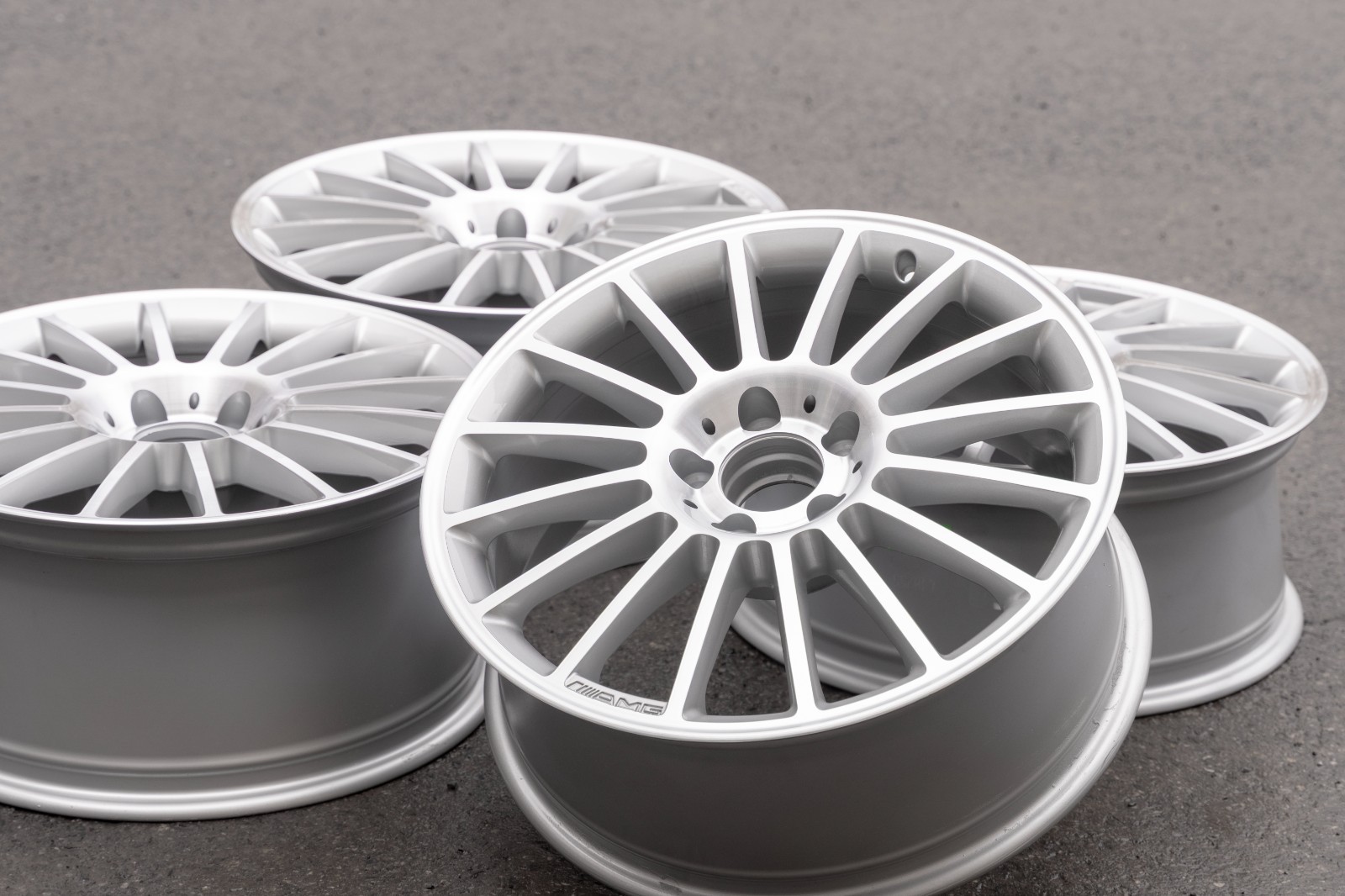 Mercedes SLK350 SLK55 AMG 18" inch rim OEM 2004-2011 Genuine Original Wheel Set – Image 6