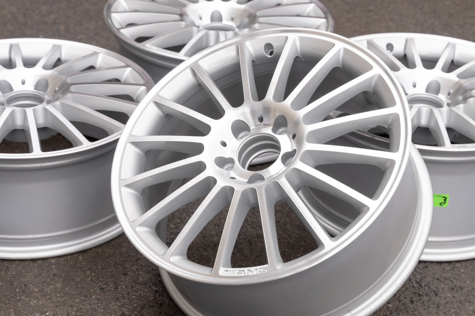 Mercedes SLK350 SLK55 AMG 18" inch rim OEM 2004-2011 Genuine Original Wheel Set – Image 9