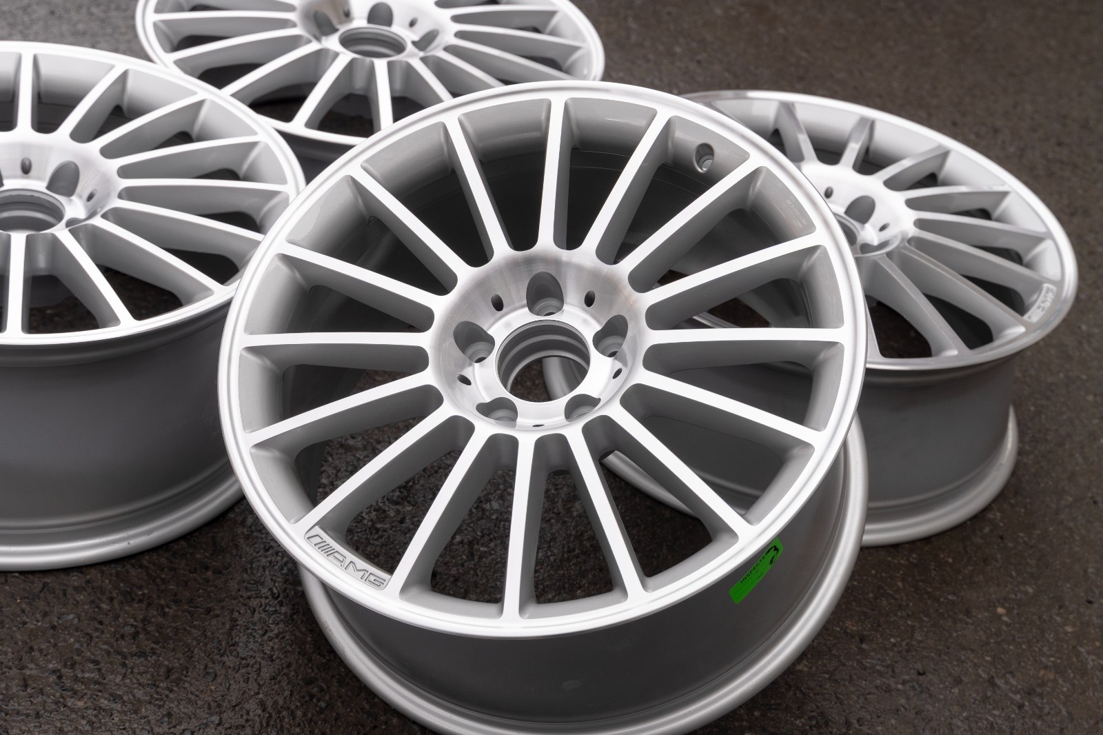 Mercedes SLK350 SLK55 AMG 18" inch rim OEM 2004-2011 Genuine Original Wheel Set – Image 17