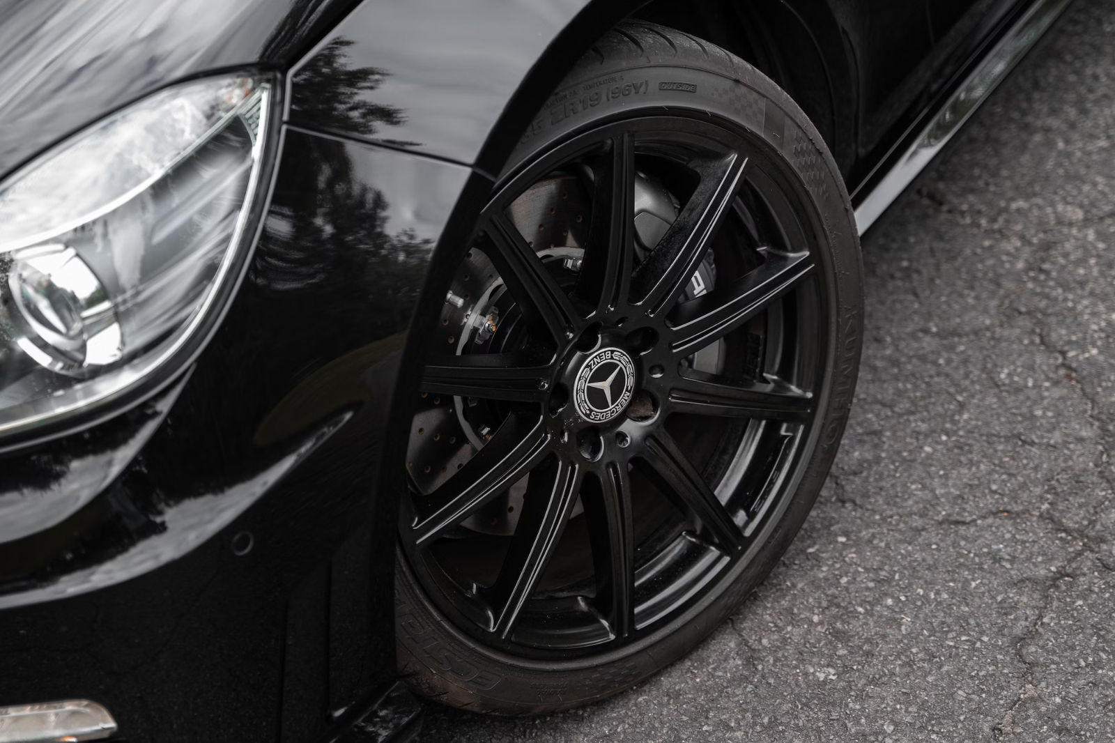 Mercedes E550 E63 E63S AMG 19" inch rim OEM 2009-2016 Genuine Original wheel set - Image 4