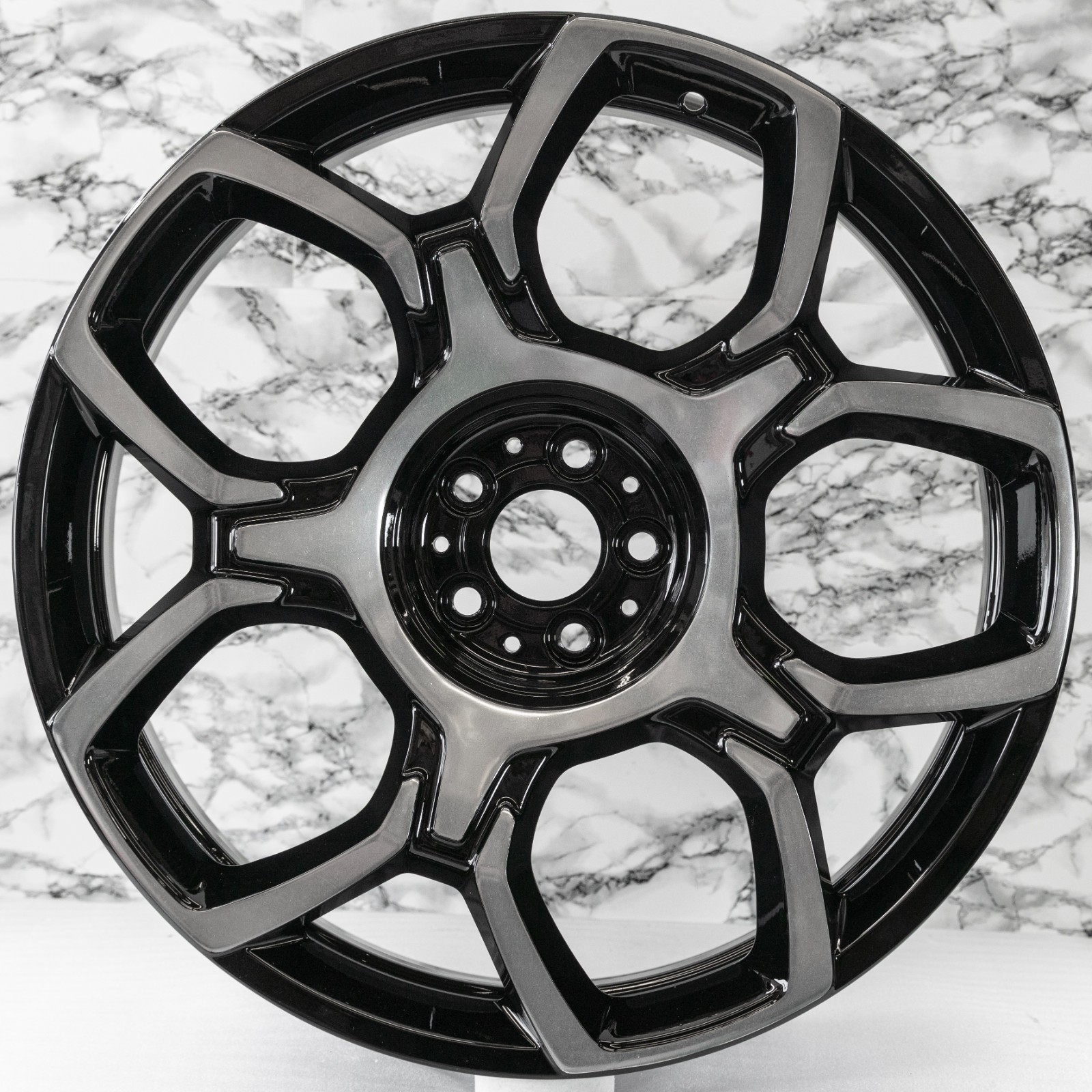 Rolls Royce Cullinan 22" inch Front Rim OEM 2018-2025 Genuine Black Badge Wheel - Image 2