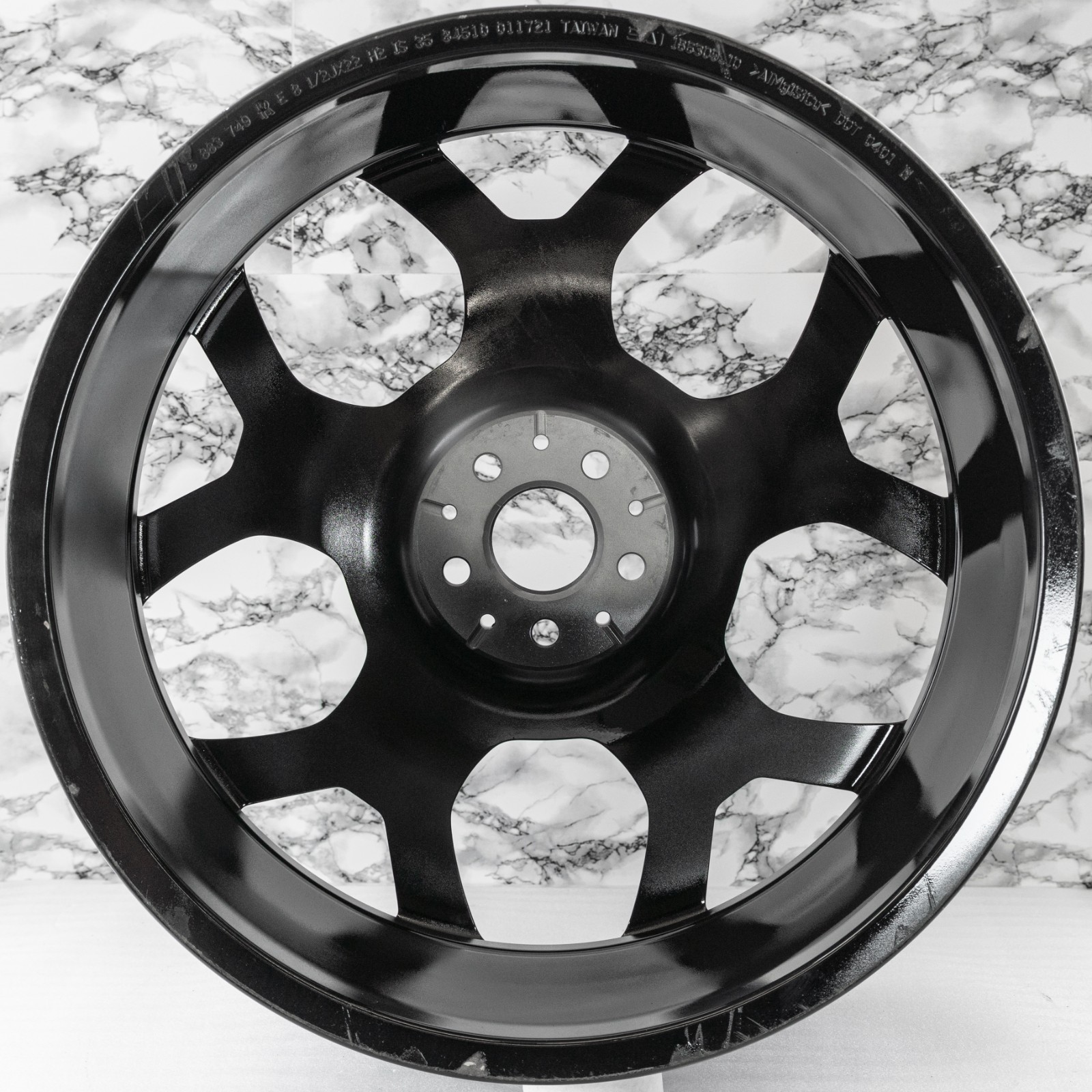 Rolls Royce Cullinan 22" inch Front Rim OEM 2018-2025 Genuine Black Badge Wheel - Image 21