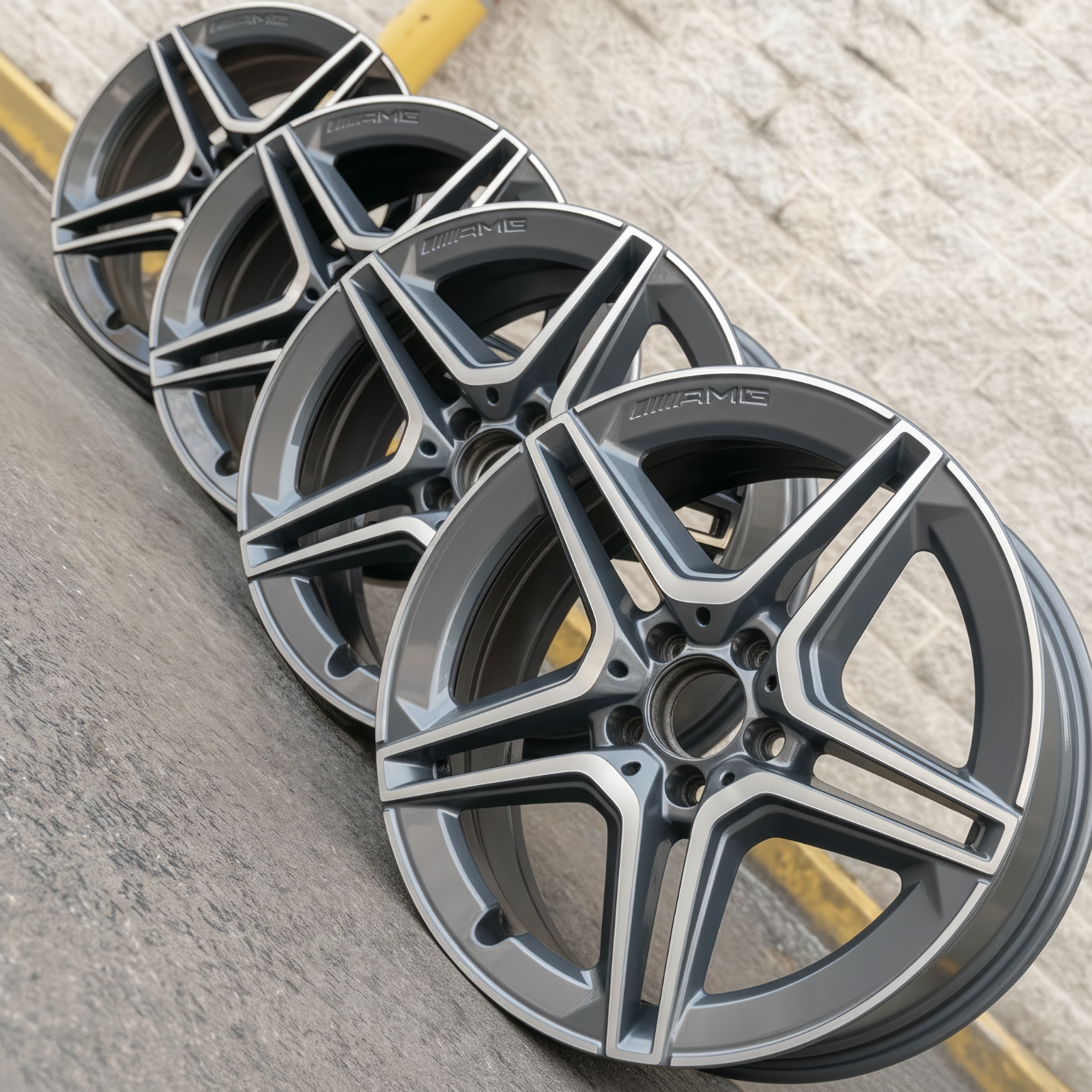 Mercedes C43 AMG 18" inch Front Rim OEM 2016-2022 Genuine Original wheel