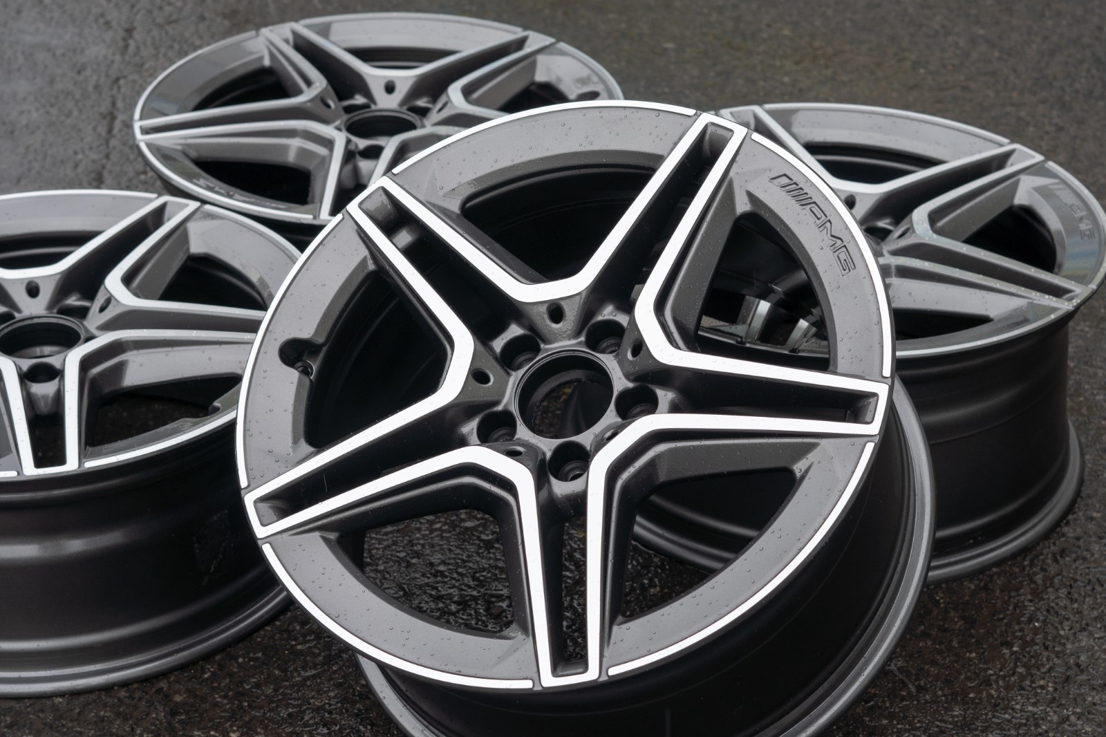 Mercedes C43 AMG 18" inch Front Rim OEM 2016-2022 Genuine Original wheel – Image 12