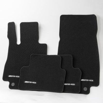 Mercedes E300 E350 E43 E53 CLS53 AMG Floor Mat set Velour Carpet Genuine OEM