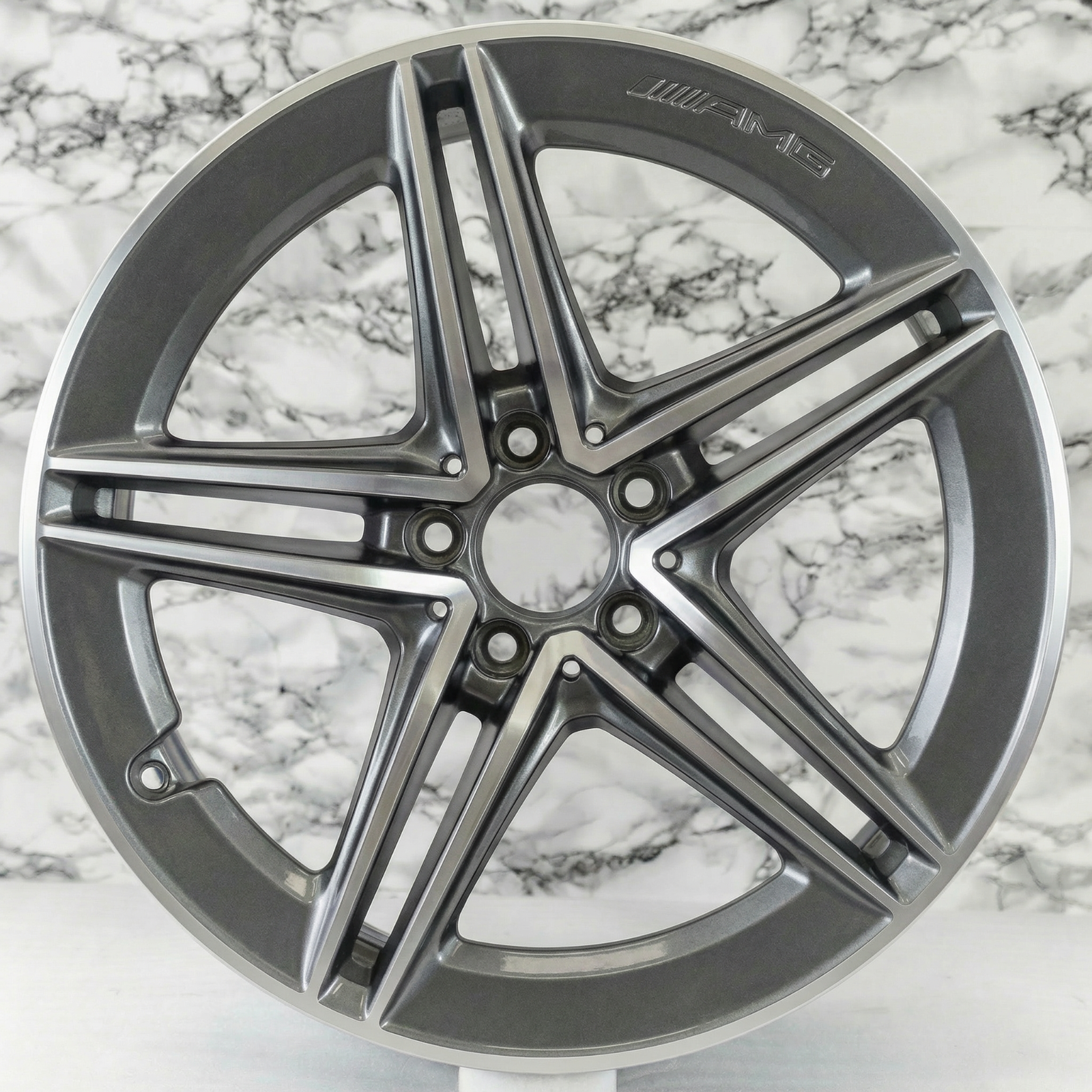 Mercedes C63 C63s AMG 19" inch rim OEM 2017-2023 Genuine Original wheels SET – Image 6