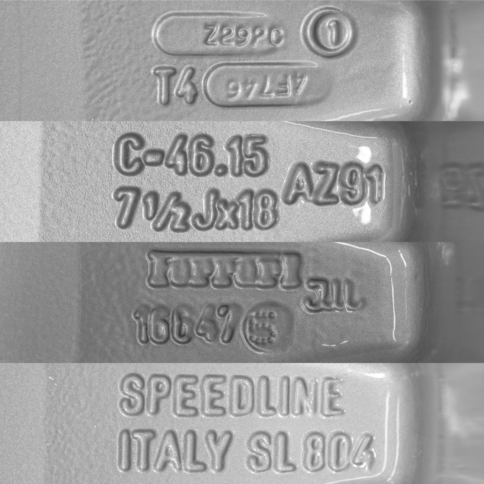 Ferrari 355 F355 18" inch Front Rim OEM 1994-1999 Genuine Magnesium Wheel - Image 24