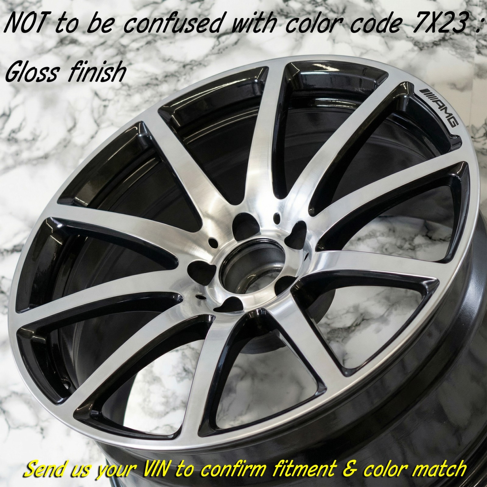 Mercedes SL63 SL65 AMG 19" inch Rear rim OEM 2013-2020 Genuine Forged Wheel NEW - Image 4