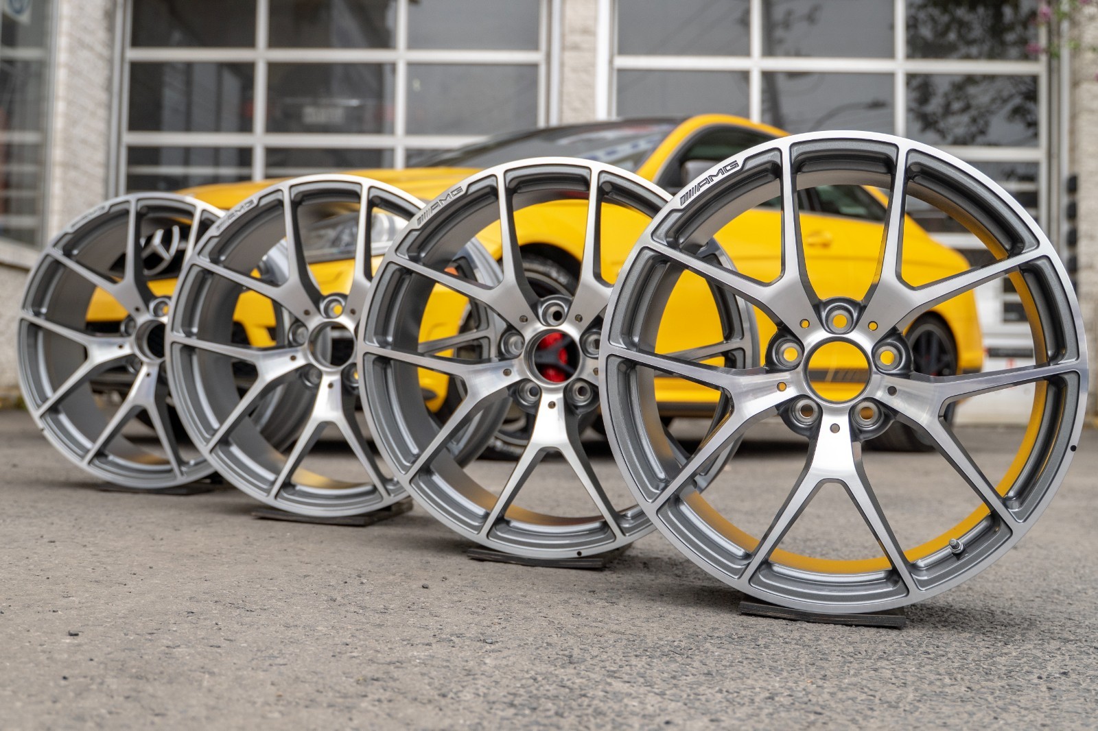 Mercedes C63 AMG 19" inch rim OEM 2008-2015 Genuine 507 Edition wheels Set NEW - Image 3